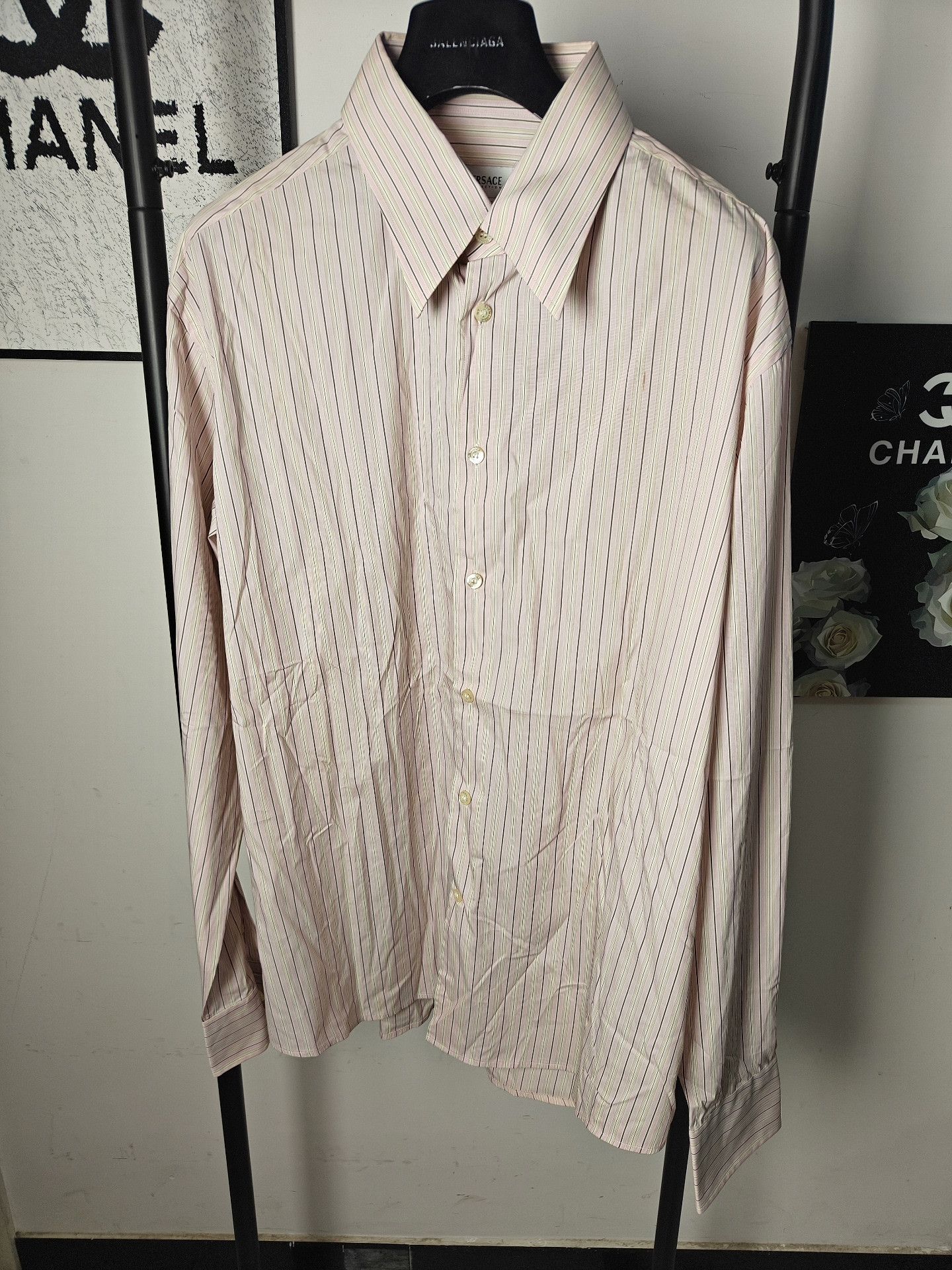 Versace Versace White Shirt m Men Size US M / EU 48-50 / 2 - 1 Thumbnail