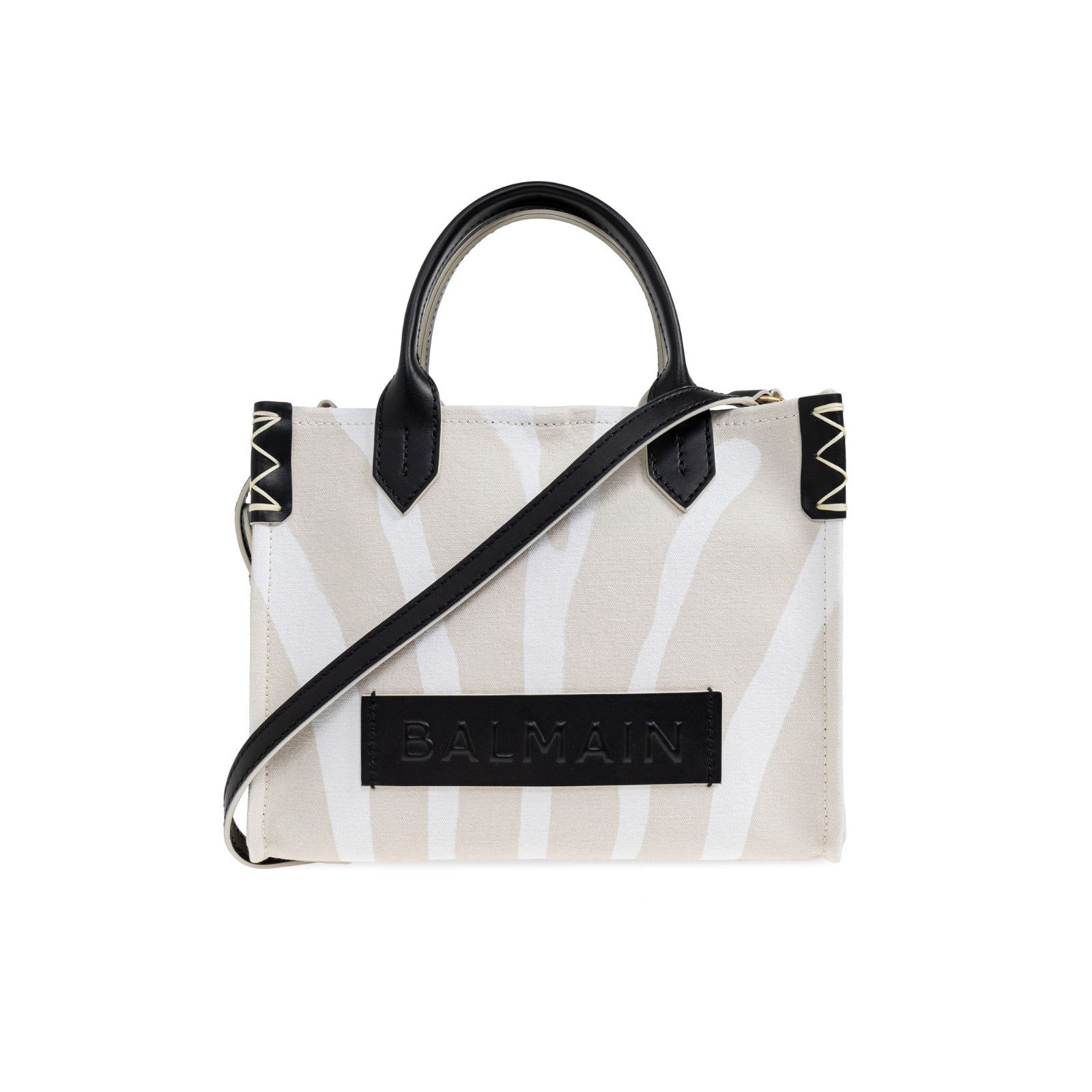Balmain BALMAIN B-Army Small Beige/White Tote Bag New & Authentic Size ONE SIZE - 1 Thumbnail
