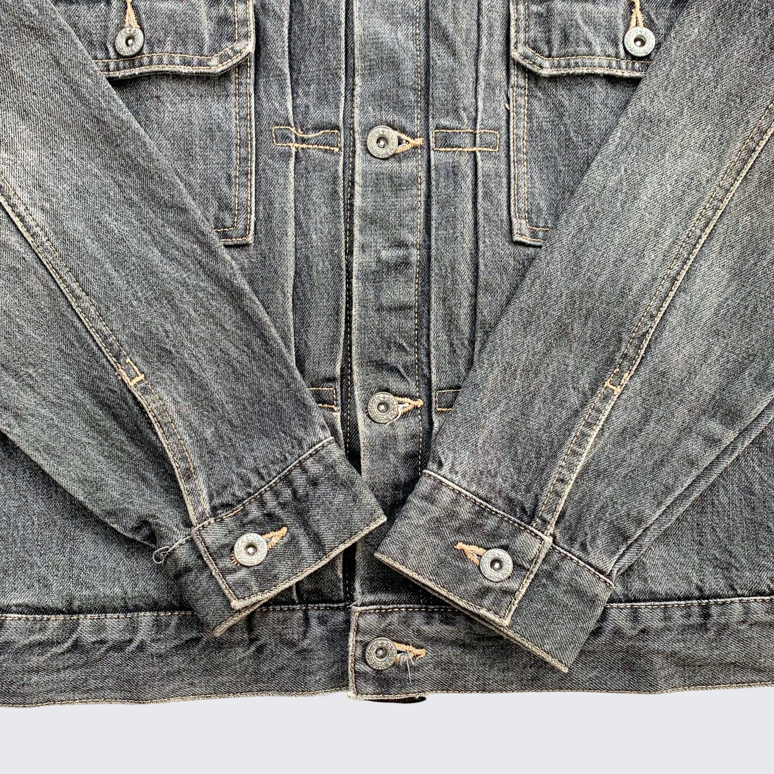Japanese Brand Back Number Japan Type II Denim Jacket Size US L / EU 52-54 / 3 - 3 Thumbnail