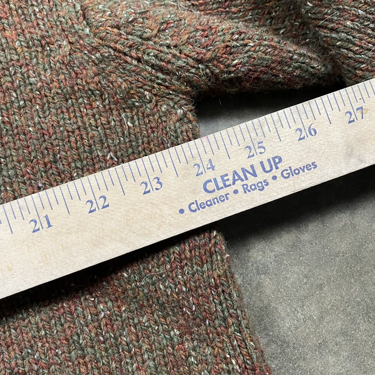 Vintage Vintage Plaid Silk Wool Sweater Grunge Brown Green Plaid Size US L / EU 52-54 / 3 - 9 Thumbnail