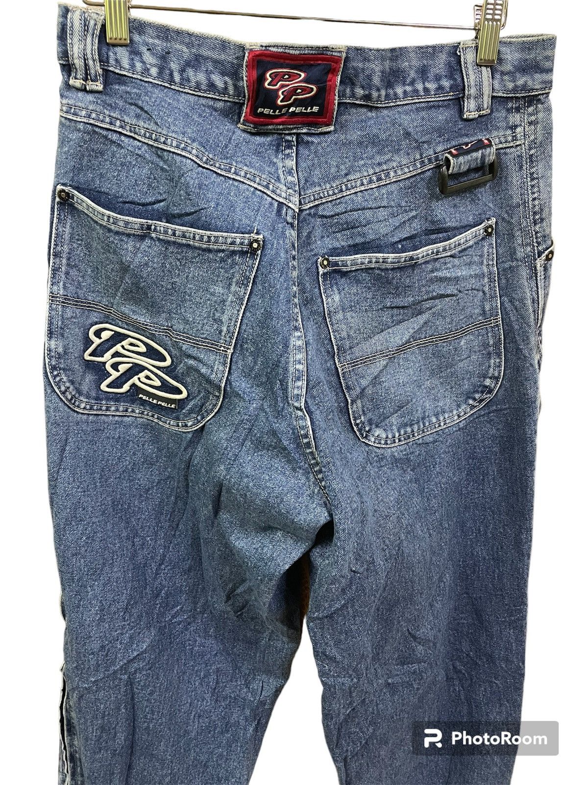 Pelle Pelle Vintage Pele Pele by Marc Buchanan Baggy Jeans Size US 31 - 3 Thumbnail