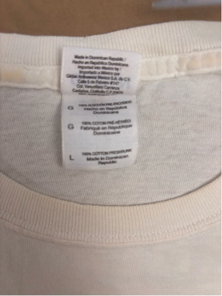 Gildan Men's Gildan Graphic T-shirt Size L White Peach Truck Size US L / EU 52-54 / 3 - 8 Thumbnail