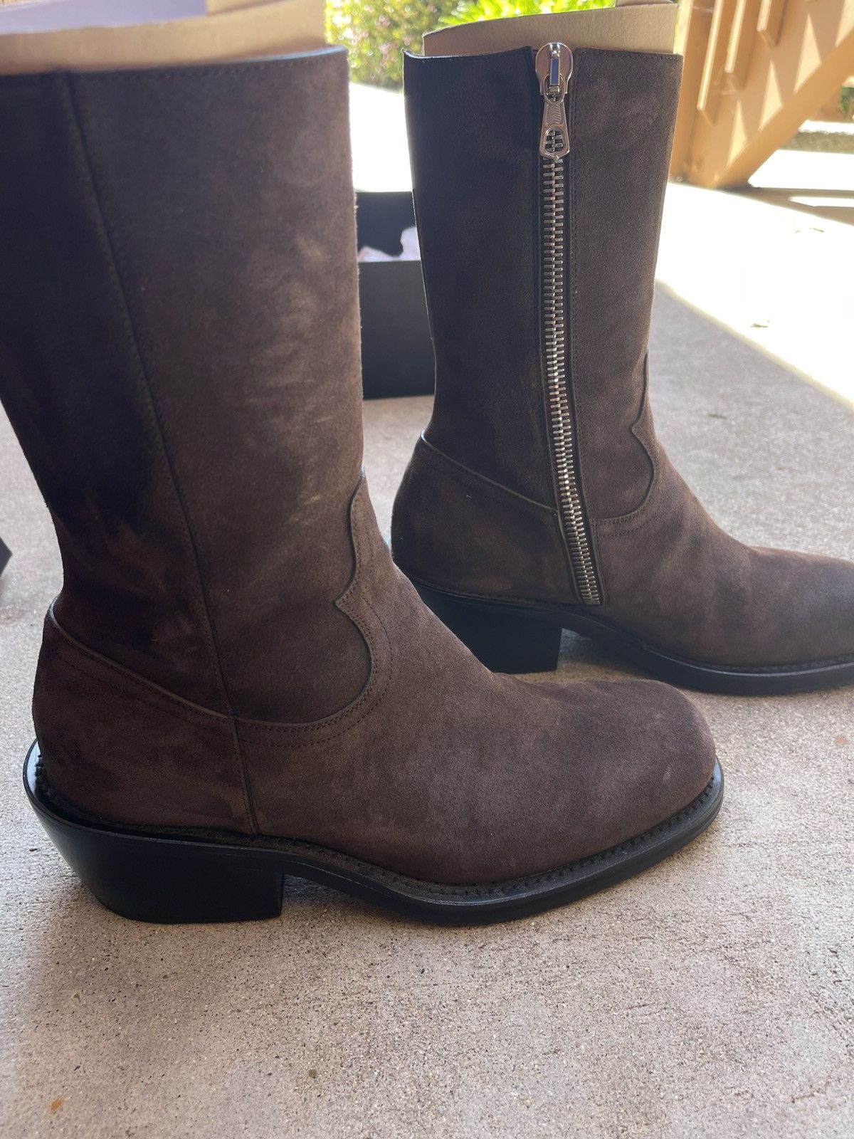 Dries Van Noten Dries Van Noten Brown Suede Boots Size US 7.5 / EU 40-41 - 4 Thumbnail