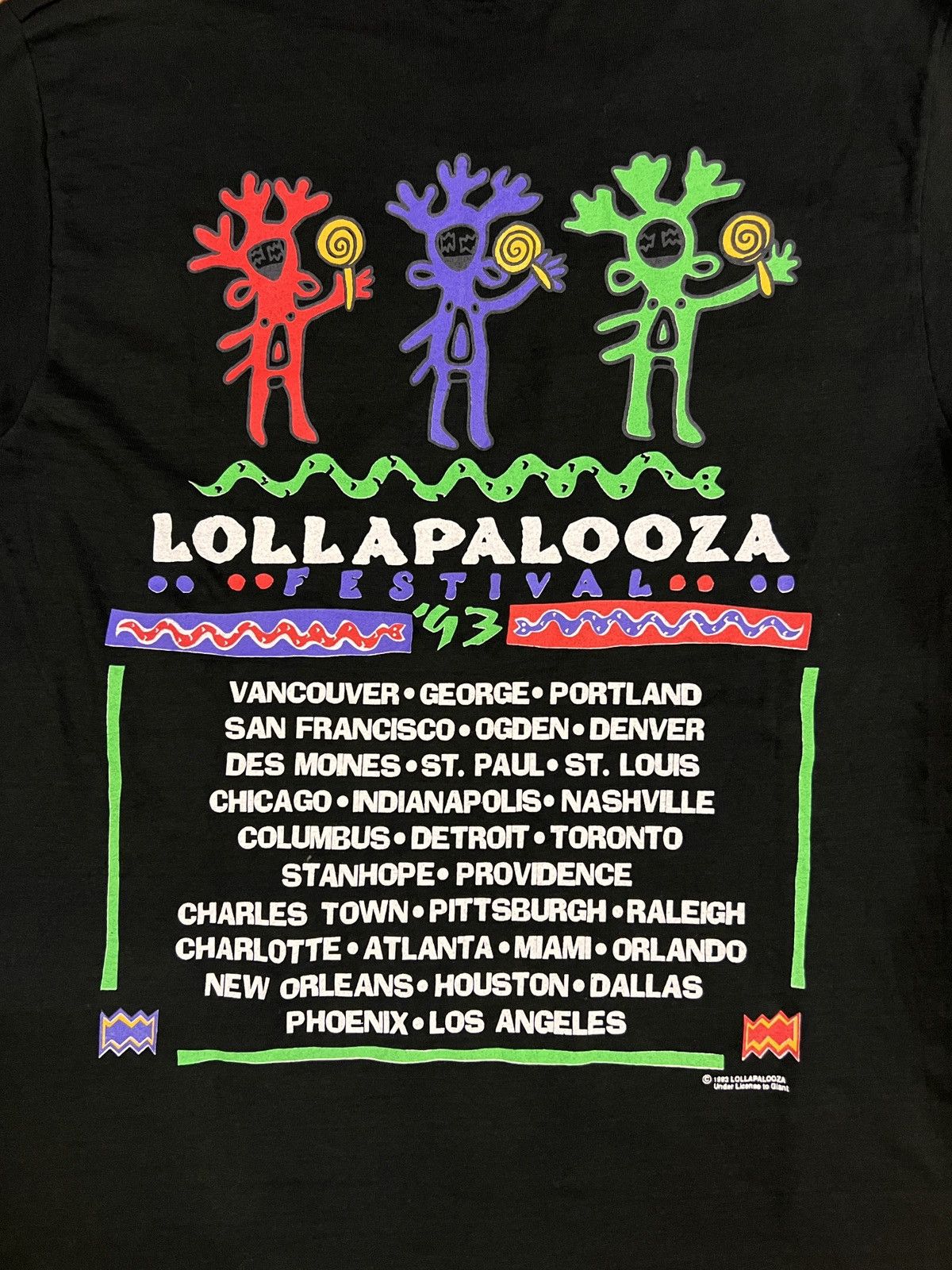 Band Tees Vtg 90s Lollapalooza Size US M / EU 48-50 / 2 - 4 Thumbnail