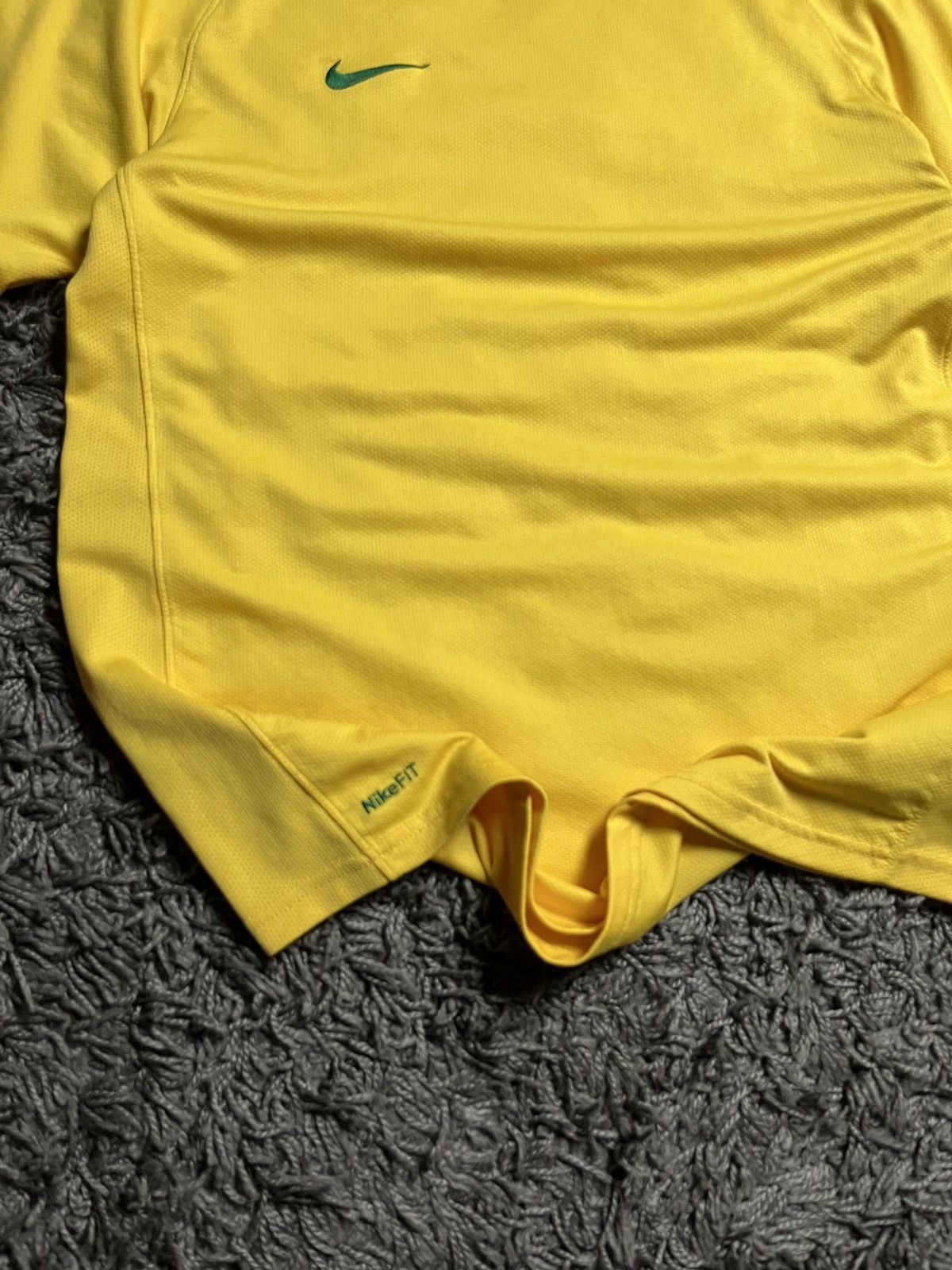 Nike Nike Trikot Soccer Jersey Brazil Style Yellow Football Shirt Size US M / EU 48-50 / 2 - 3 Thumbnail