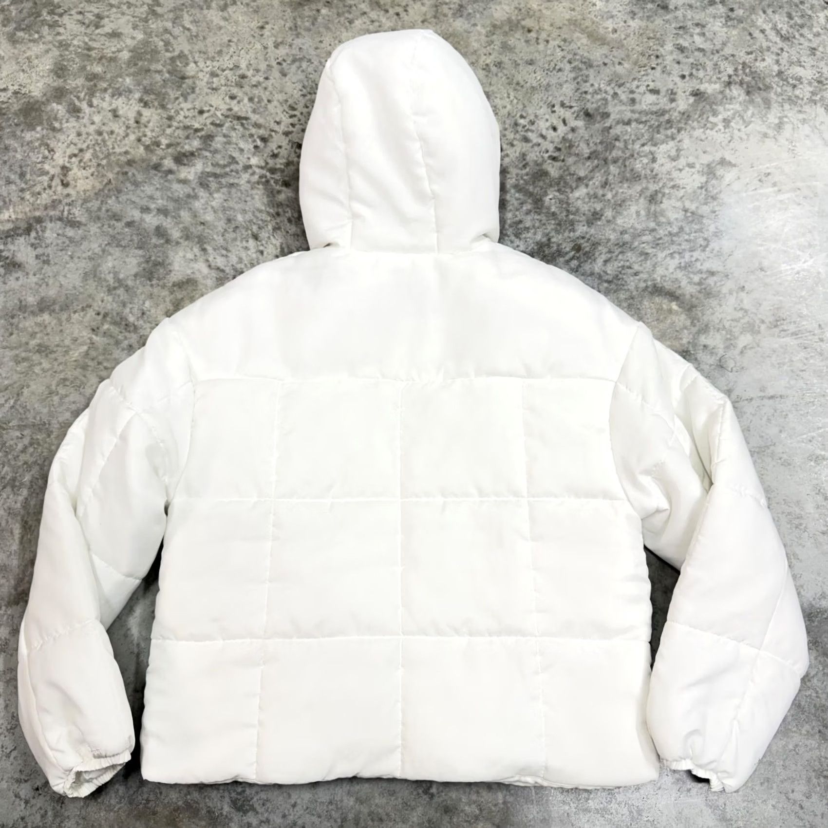 Nike Nike Therma-FIT Jacket Womens Small White Hooded Full Zip Puffer Insulated Size S / US 4 / IT 40 - 5 Thumbnail