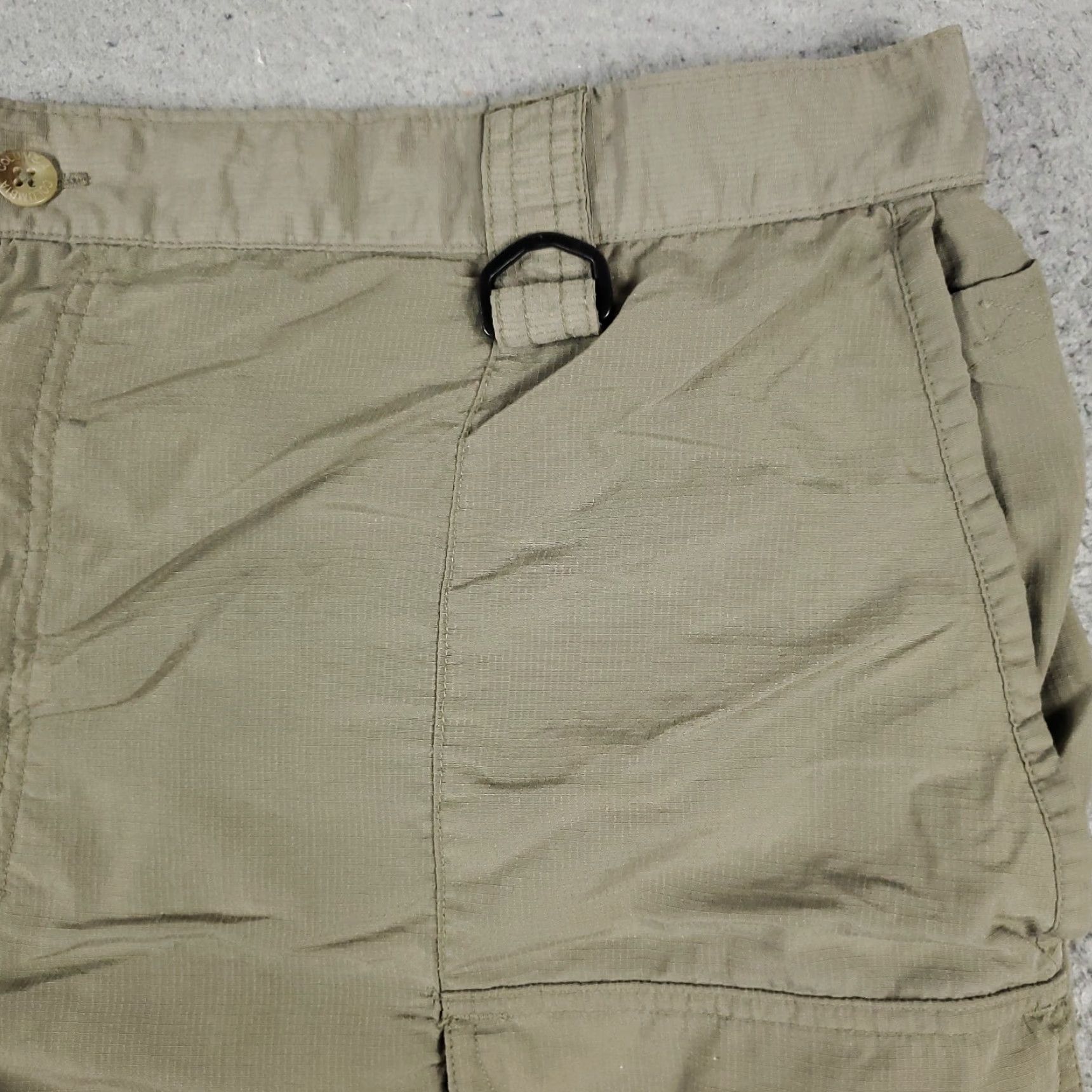 Vintage Columbia Cargo Shorts Mens 2XL Beige Outdoors Hiking Polyester Cargo Pocket Regular Size US 39 - 3 Thumbnail