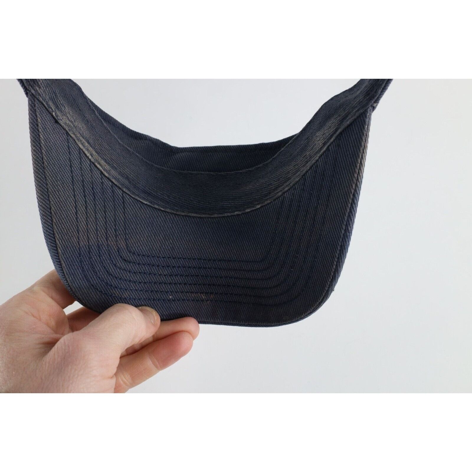 Vintage Vintage 90s Distressed Big Logo Notre Dame University Visor Size ONE SIZE - 8 Thumbnail