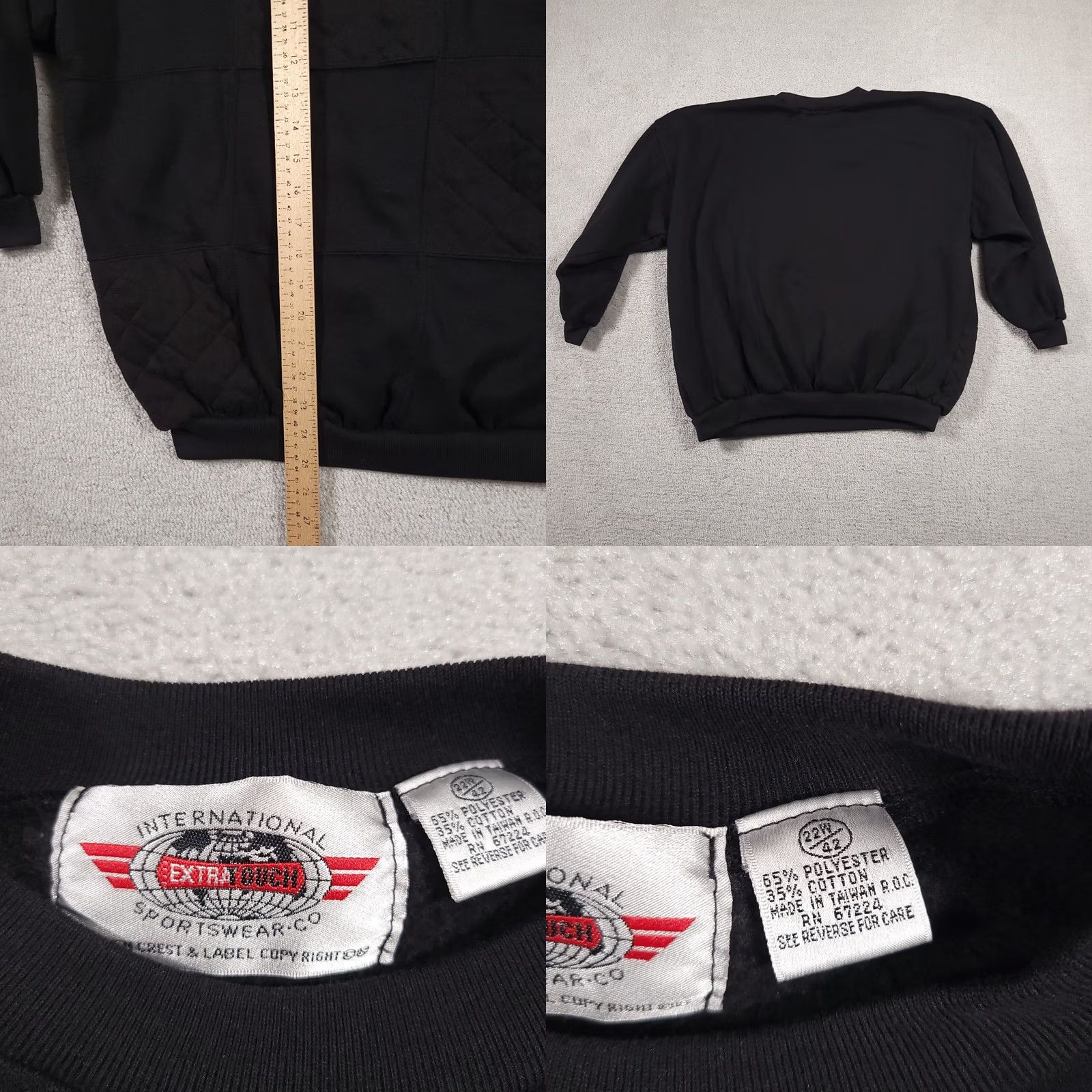 Vintage Vtg Extra Touch International Sportswear Sweatshirt Sweater Women's Crewneck 22W Size 3XL / US 20-22 - 8 Thumbnail