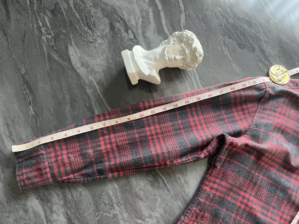 Ne-Net Ne-net : Plaid Tartan Red Black Pattern Cat Nya Size US M / EU 48-50 / 2 - 10 Thumbnail