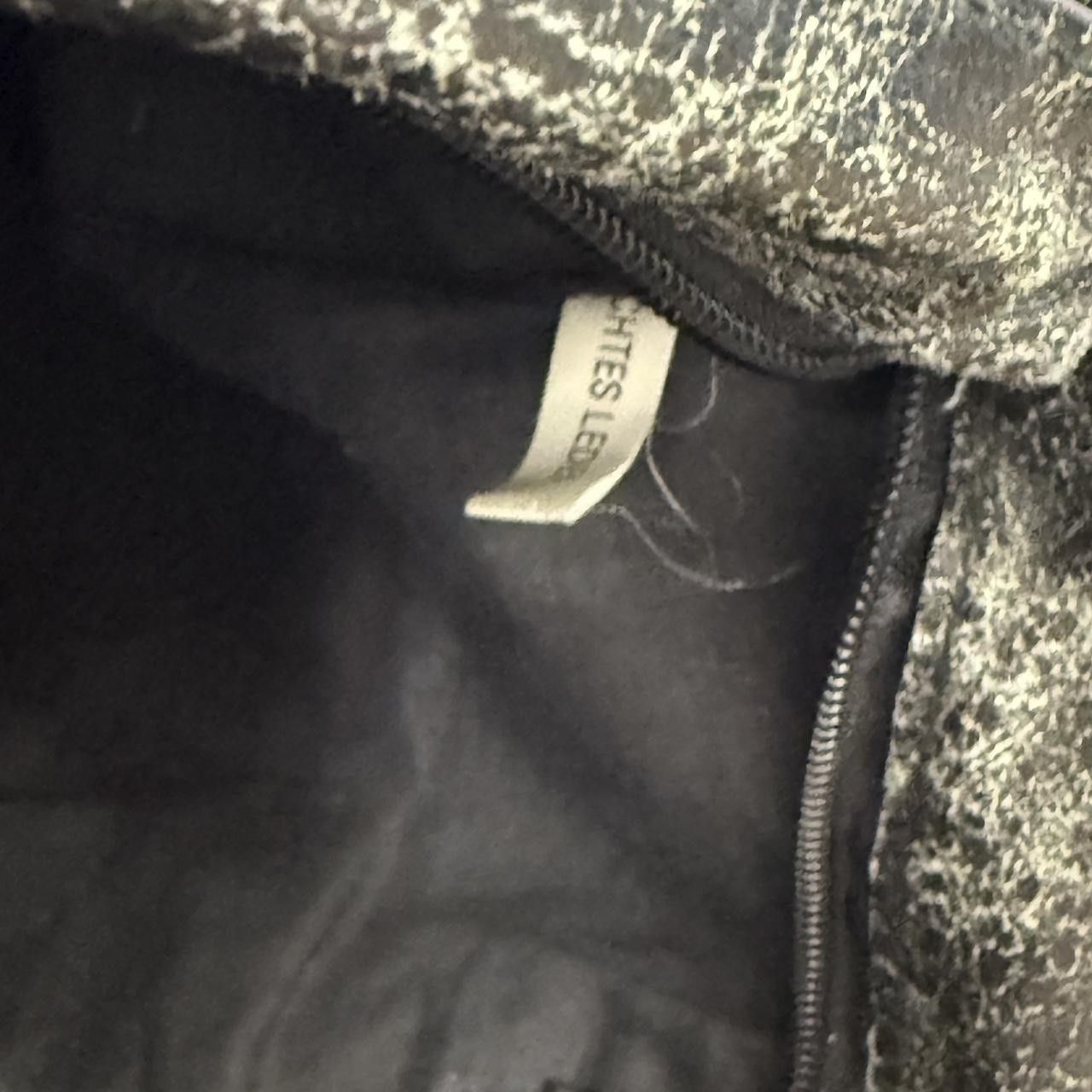 Vintage Vintage 2000s Black Leather Bag Affilaction Size ONE SIZE - 7 Thumbnail