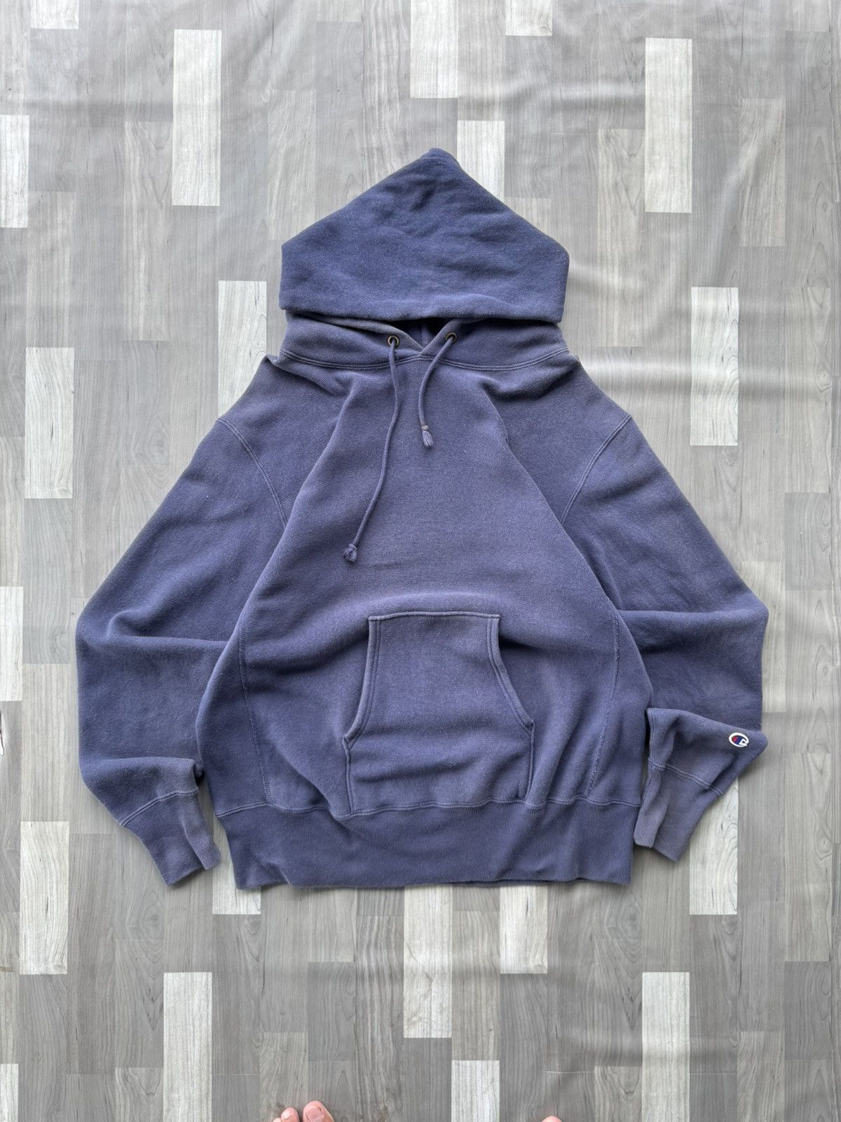 Champion × Vintage 70s VINTAGE REVERSE WEAVE CHAMPION HOODIE NAVY Size US XL / EU 56 / 4 - 1 Thumbnail