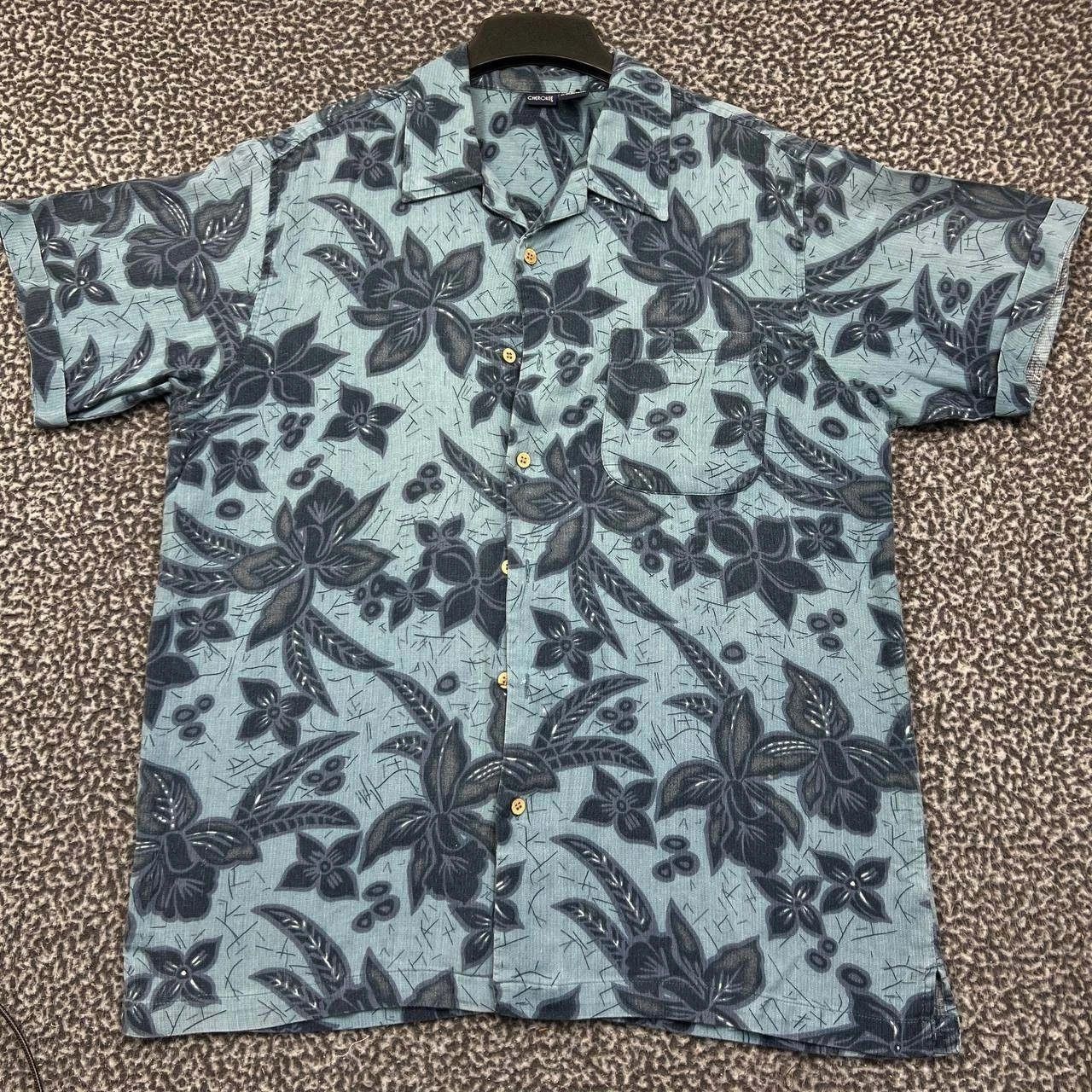 Cherokee Cherokee Shirt Hawaiian Button Up Short Sleeve Collared L Size US L / EU 52-54 / 3 - 1 Thumbnail
