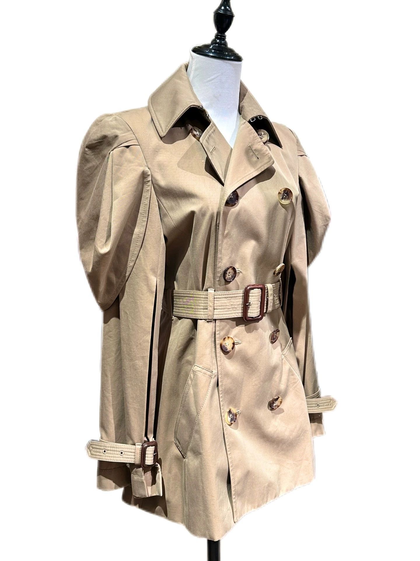 Alexander McQueen Alexander McQueen Cape Trench 2018SS Size 40 IT Size S / US 4 / IT 40 - 2 Thumbnail