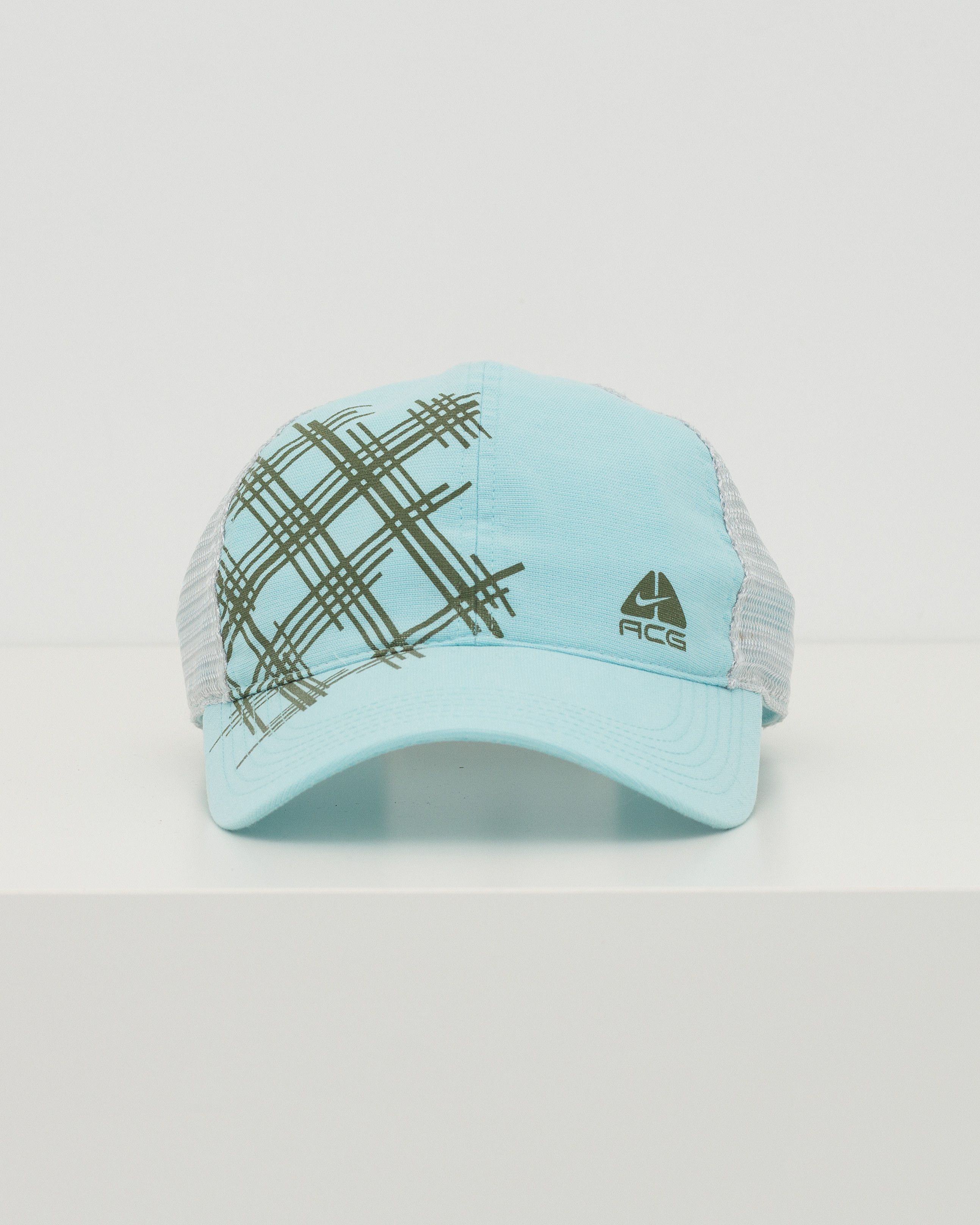 Nike ACG Rare Vintage 2006 Trucker Cap Aqua/Olive One Size Y2K Size ONE SIZE - 1 Thumbnail