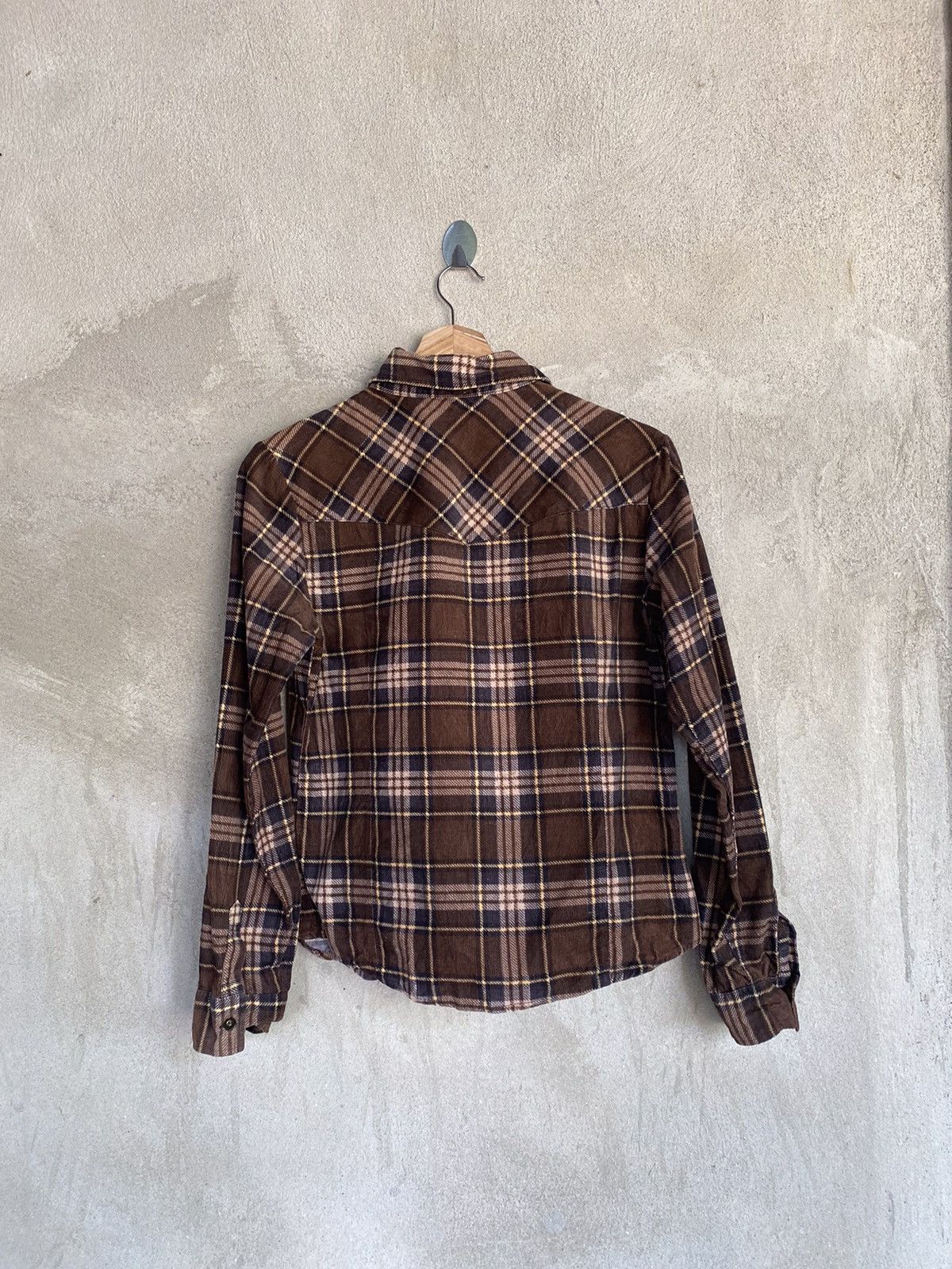 Flannel × Japanese Brand Japanese Brand J Honey Plaid Tartan Flannel Shirt Size XS / US 0-2 / IT 36-38 - 7 Thumbnail