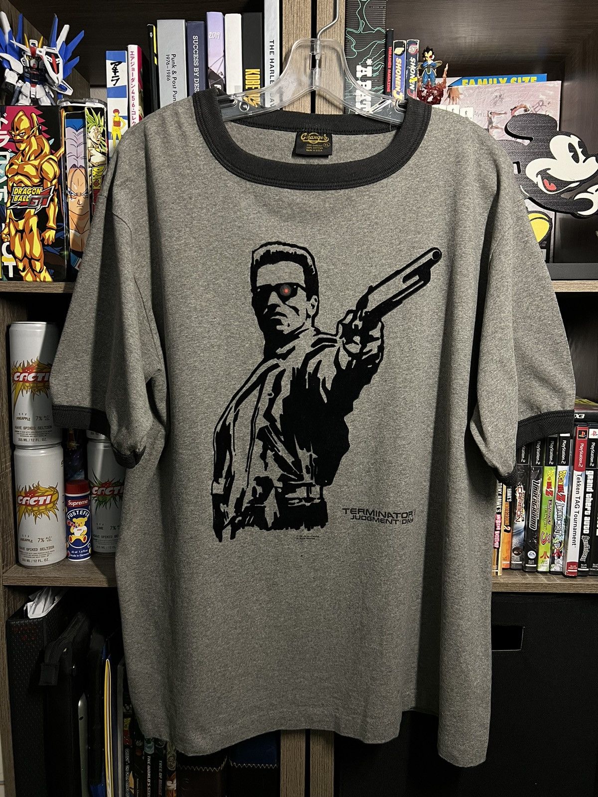Vintage Vintage 1991 Terminator 2 T Shirt Size US XL / EU 56 / 4 - 1 Thumbnail