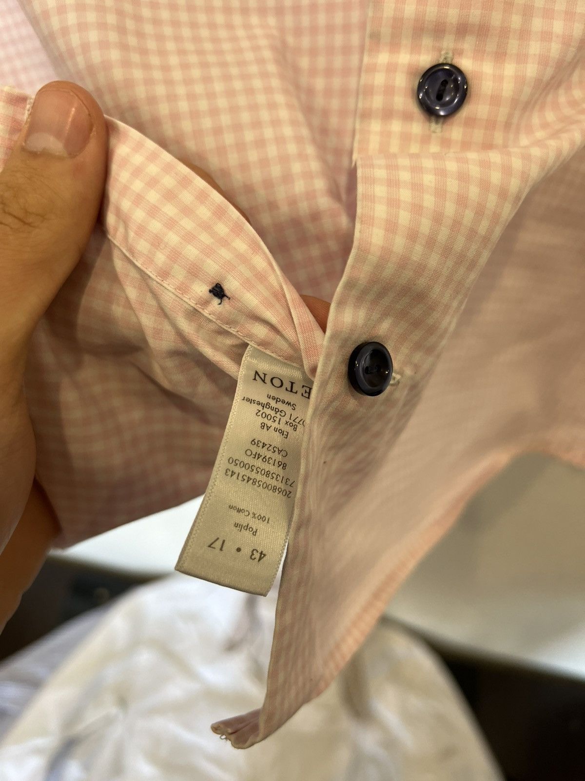 Eton Eton Pink Classic Shirt Button Up Men Size US L / EU 52-54 / 3 - 5 Thumbnail