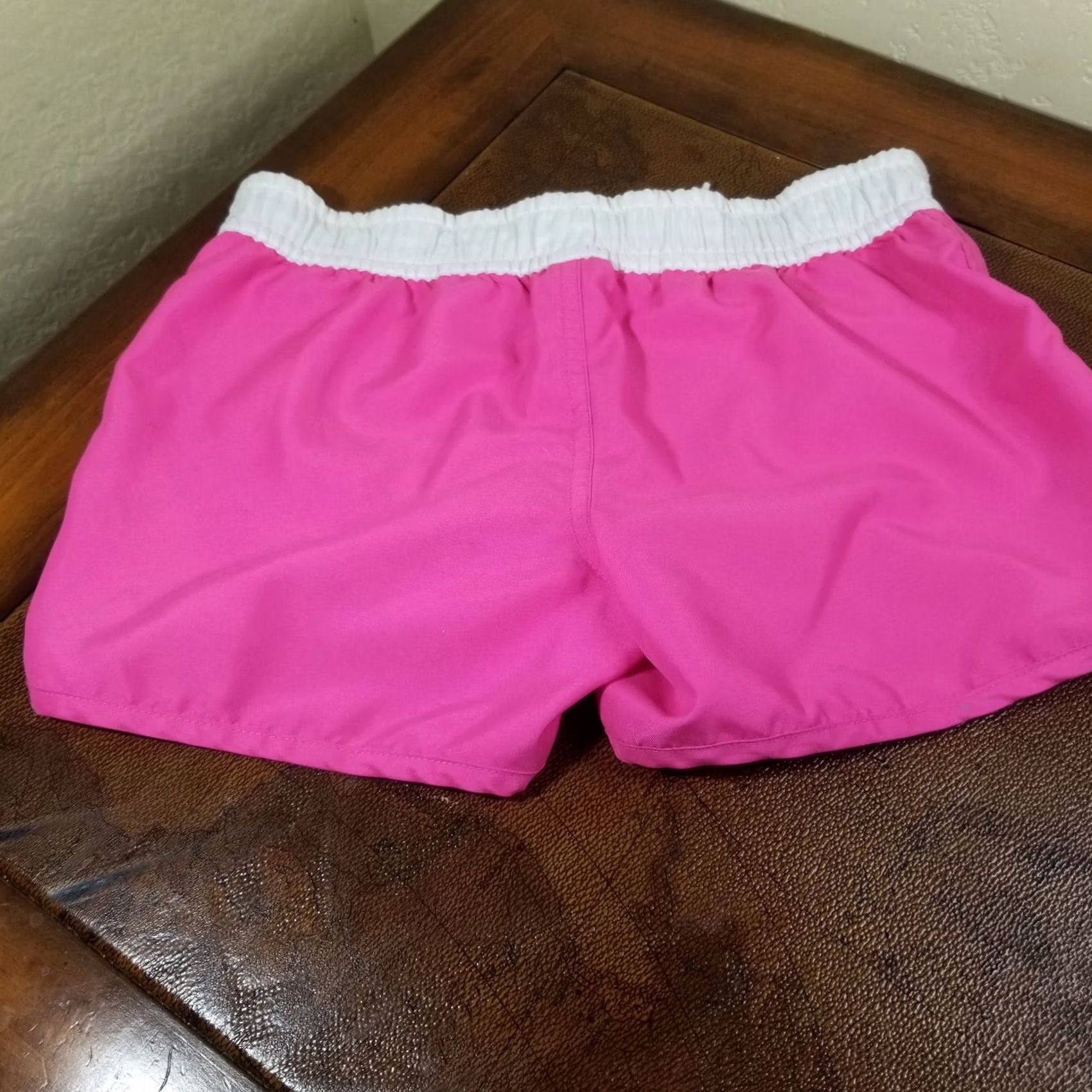 Ocean Pacific Neon Pink Surf Swim Board Shorts W/White Trim Ocean Pacific OP Small (6-6X) Short Teens S Pink Ocean Pacific Neon Beach Summer Activewear Size 28" / US 6 / IT 42 - 4 Thumbnail