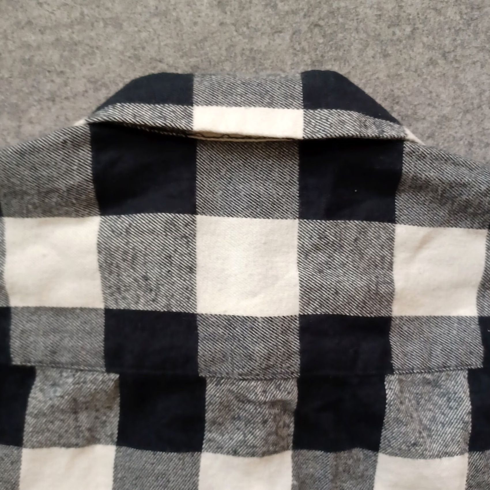 Madewell Madewell Shirt XS Black Ivory Check Oversized Button Up Long Sleeve Top Womens Size XS / US 0-2 / IT 36-38 - 3 Thumbnail