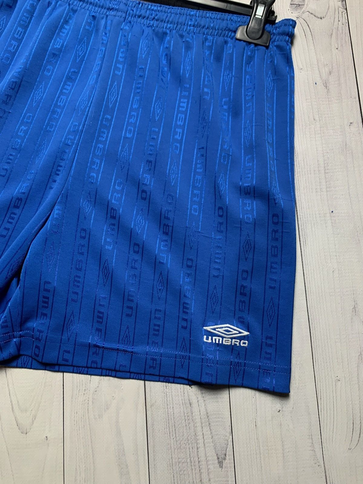 Umbro × Vintage Vintage Umbro monogram shorts blue rare size M Size US 32 / EU 48 - 2 Thumbnail