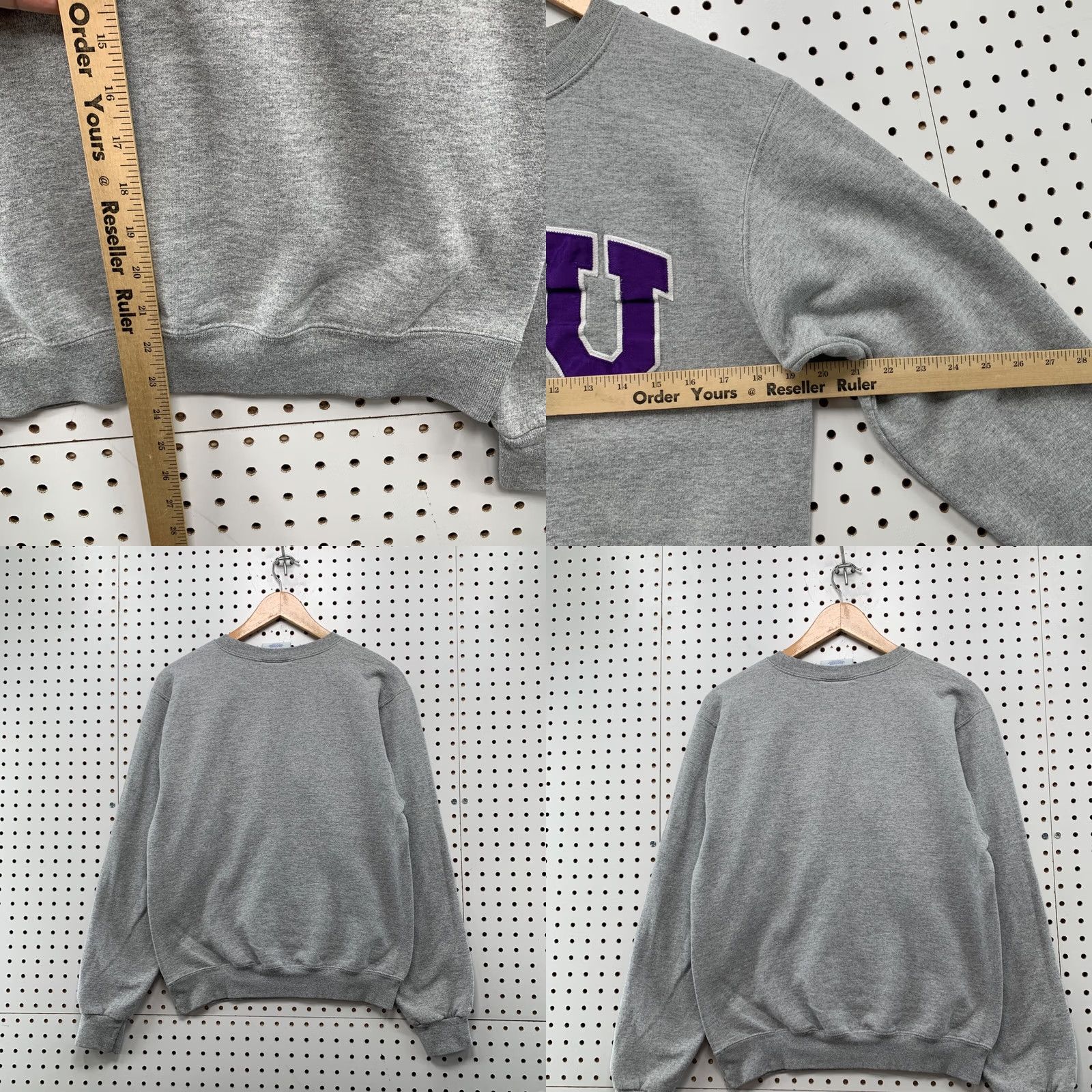 Champion VINTAGE Champion TCU Crewneck Sweatshirt Mens S Gray University 20x23.5 Sweatshirt Crew Neck Long Sleeve Graphic Print Dream in Motion Size US S / EU 44-46 / 1 - 9 Thumbnail
