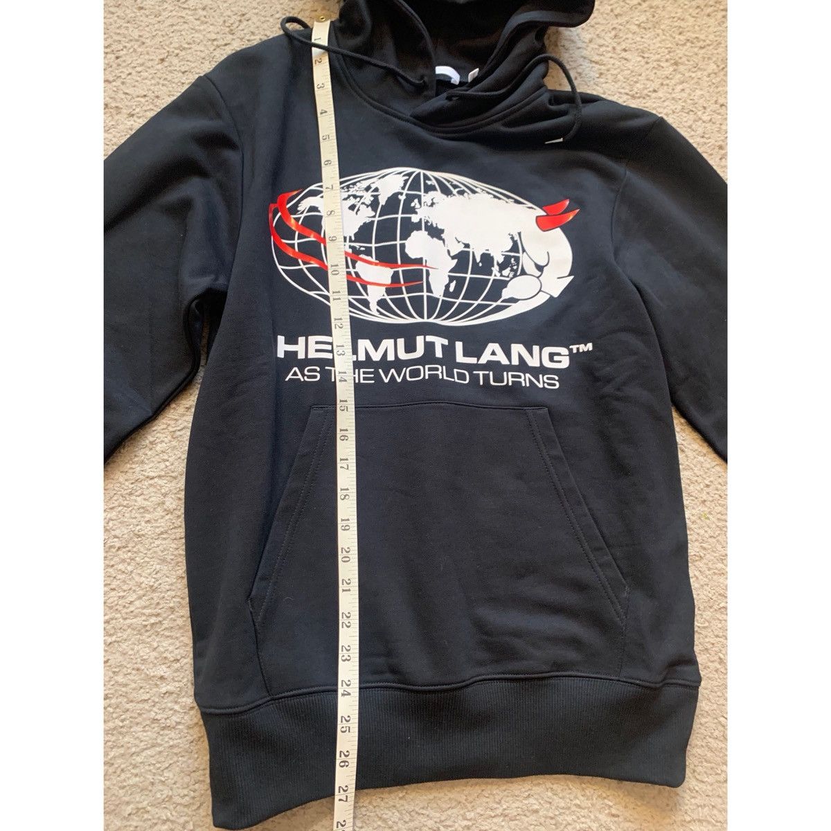 Helmut Lang HELMUT LANG AS THE WORLD TURNS HOODIE Size US S / EU 44-46 / 1 - 16 Thumbnail
