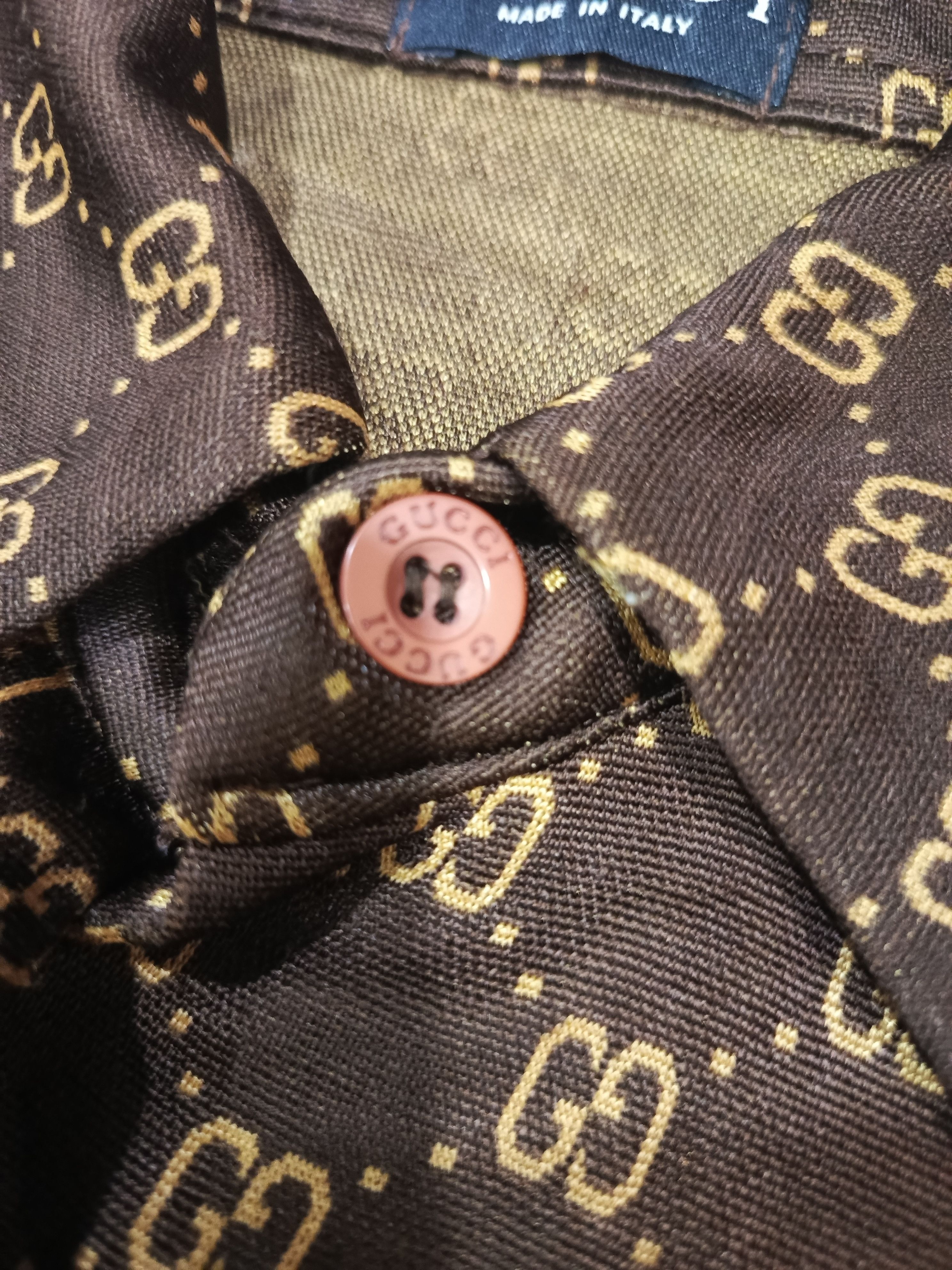 Gucci Gucci GG Monogram Mesh Button Up Shirt Size M / US 6-8 / IT 42-44 - 7 Thumbnail