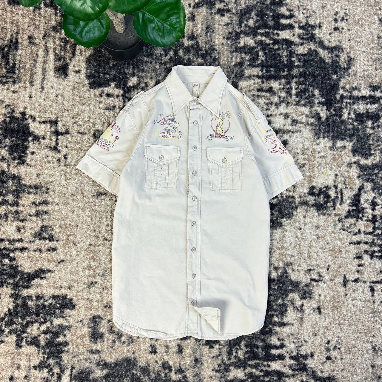 Diesel Diesel Vintage Y2K Big Logo Button Up Shirt Size US M / EU 48-50 / 2 - 2 Thumbnail