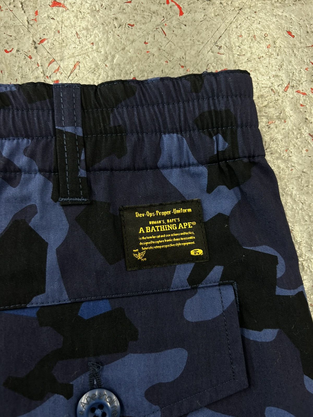 Bape Bape Sand Camo Blue Cargo Shorts Size Medium NEW Size US 33 - 6 Thumbnail