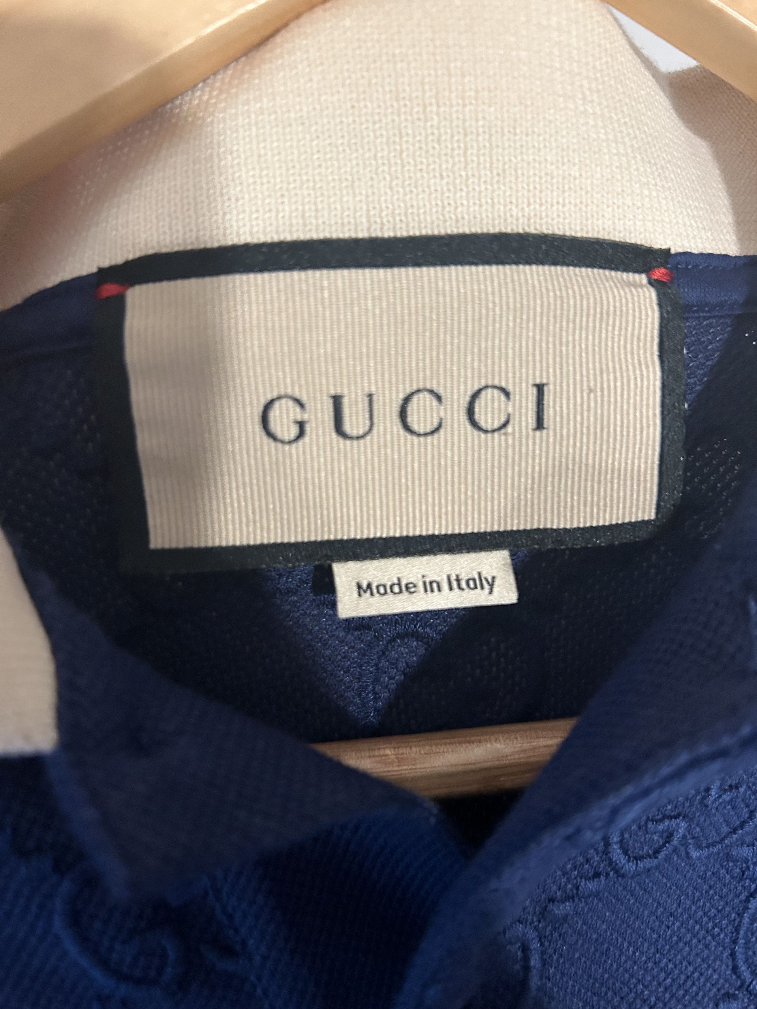 Gucci Gucci Logo Embroidered Polo Size US L / EU 52-54 / 3 - 7 Thumbnail