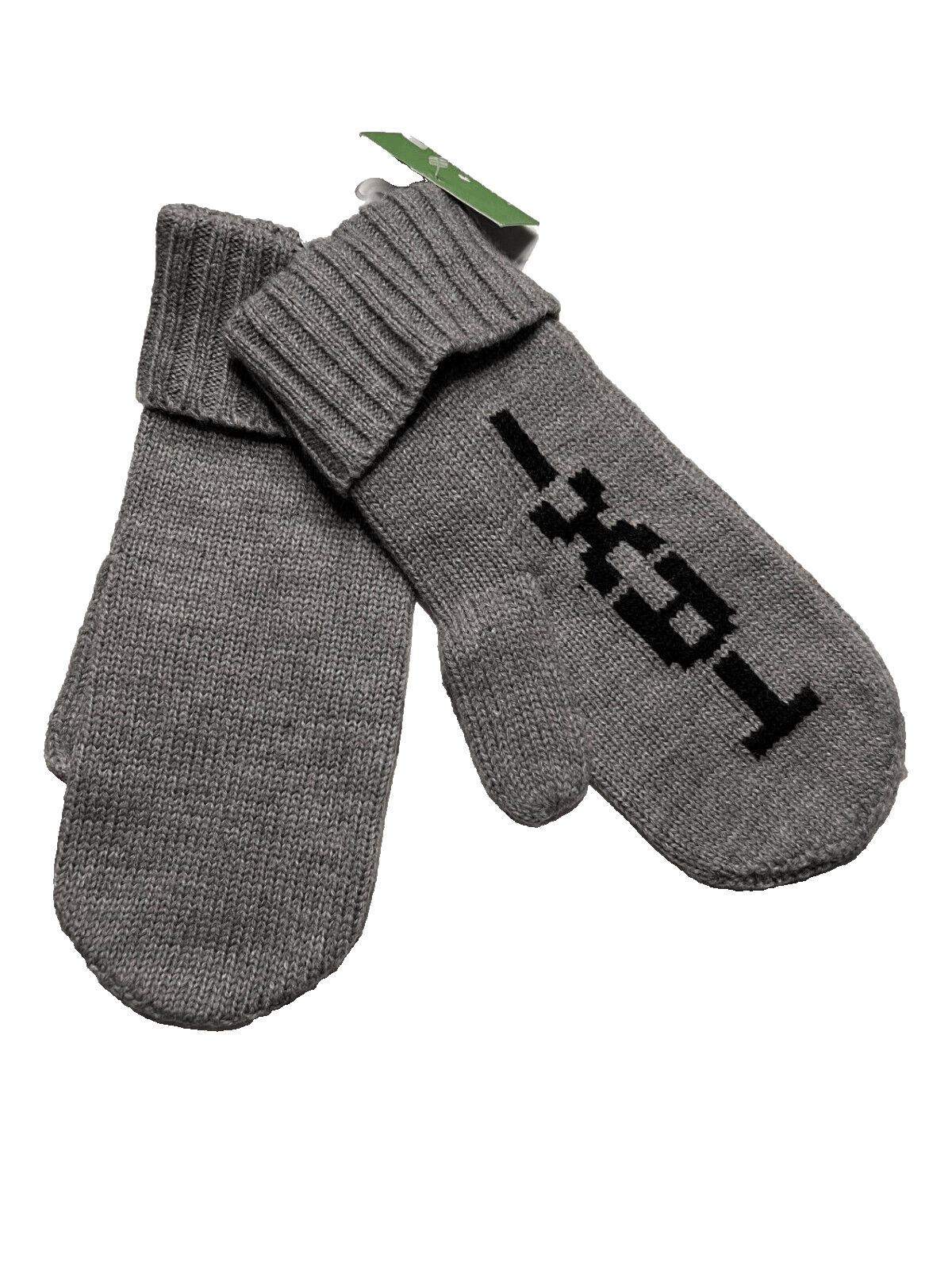 Kate Spade KATE SPADE New York TAXI Knit Mittens Grey One Size Size ONE SIZE - 2 Thumbnail