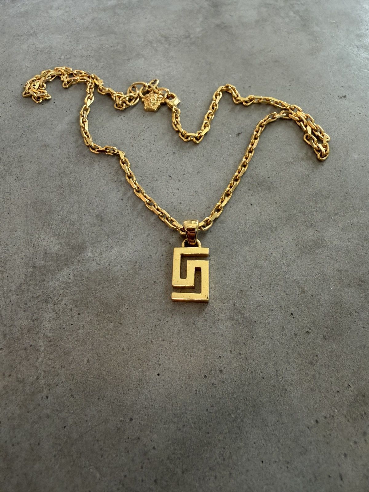Versace VERSACE GRECA PENDANT NECKLACE- Adjustable Length Size ONE SIZE - 1 Thumbnail