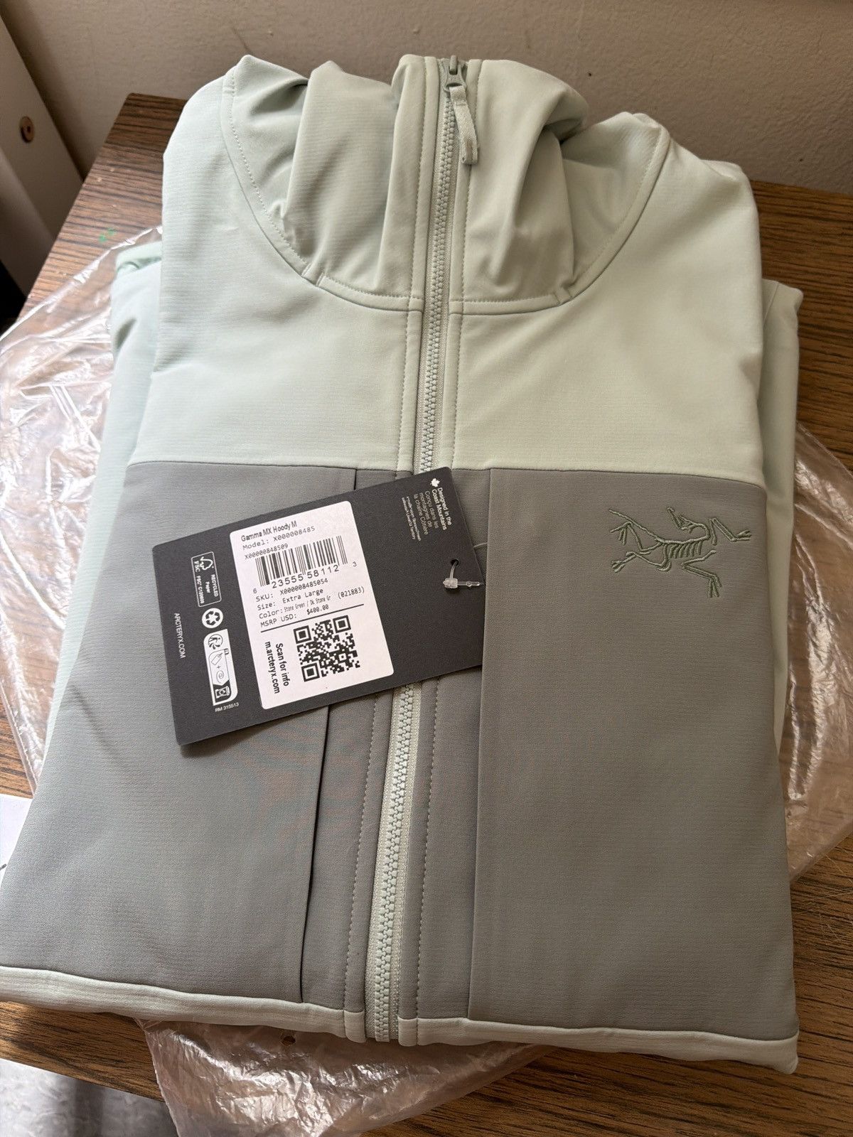 Arc'teryx Arc’teryx Gamma MX Hoody Stone Green Size US XL / EU 56 / 4 - 20 Thumbnail