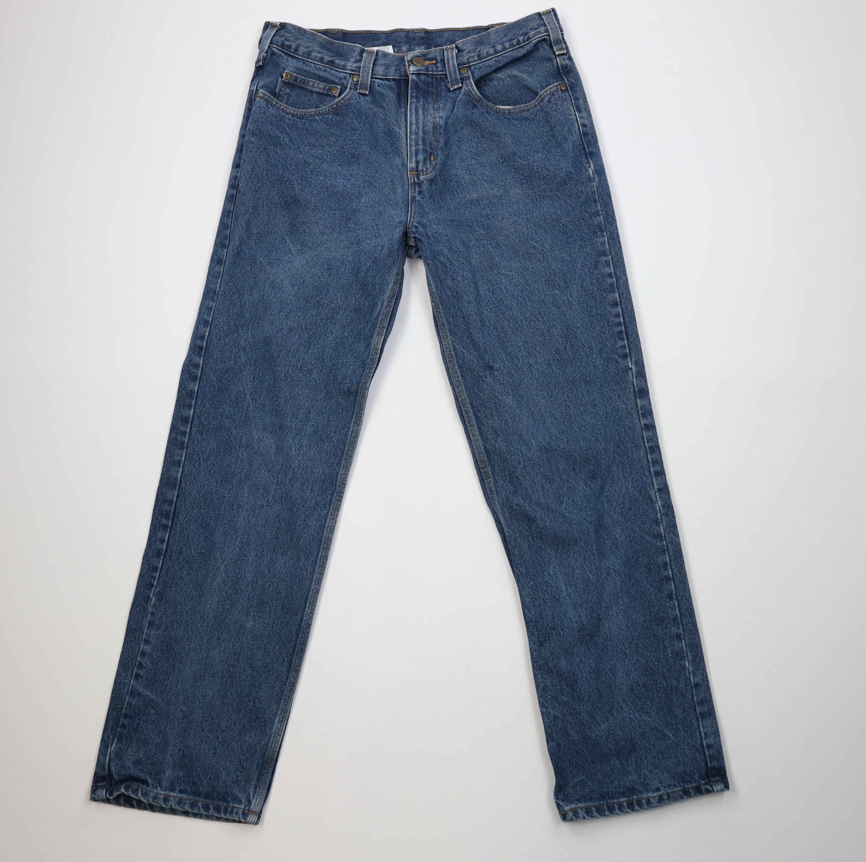 Carhartt Vintage Y2K Carhartt Spell Out Relaxed Fit Denim Jeans Size US 34 / EU 50 - 1 Thumbnail
