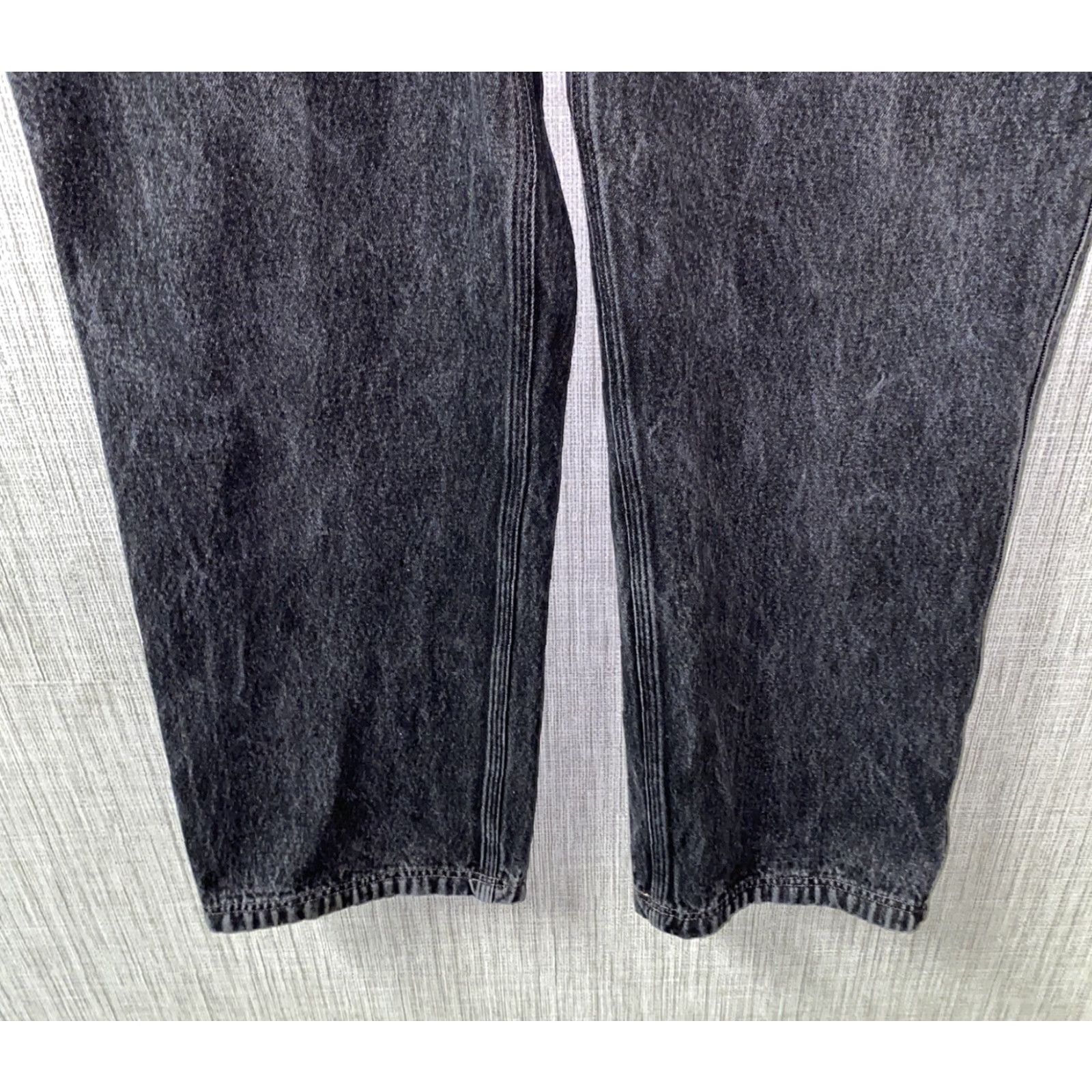 CO Duluth Trading Co Mens Black Zip Fly Jeans 40 x 31 Regular Denim Jeans Inseam 31 Men Pants Size US 40 / EU 56 - 3 Thumbnail