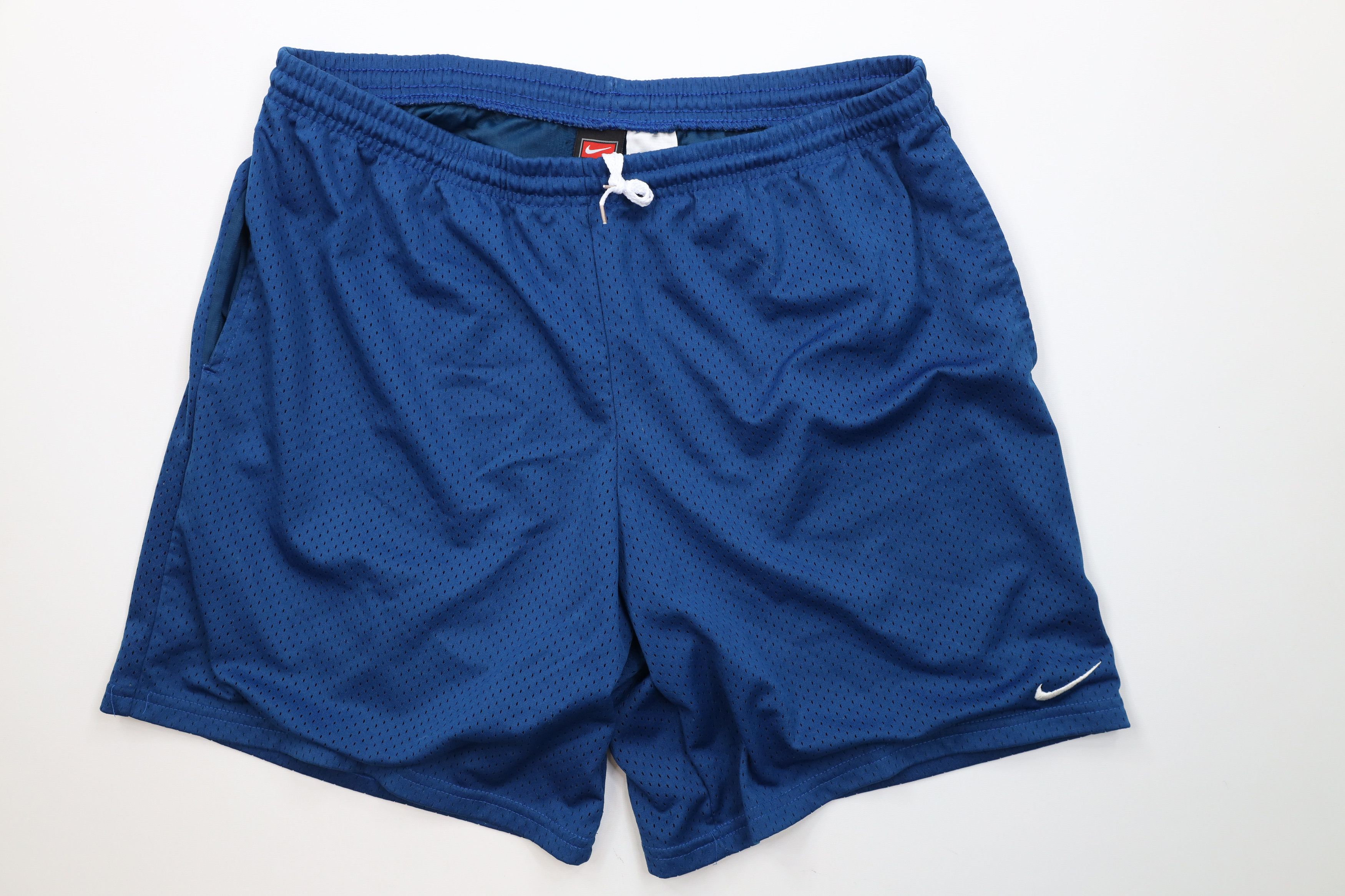 Nike Vintage Nike Scott Mini Swoosh Above Knee Shorts Mesh Blue Size US 34 / EU 50 - 1 Thumbnail