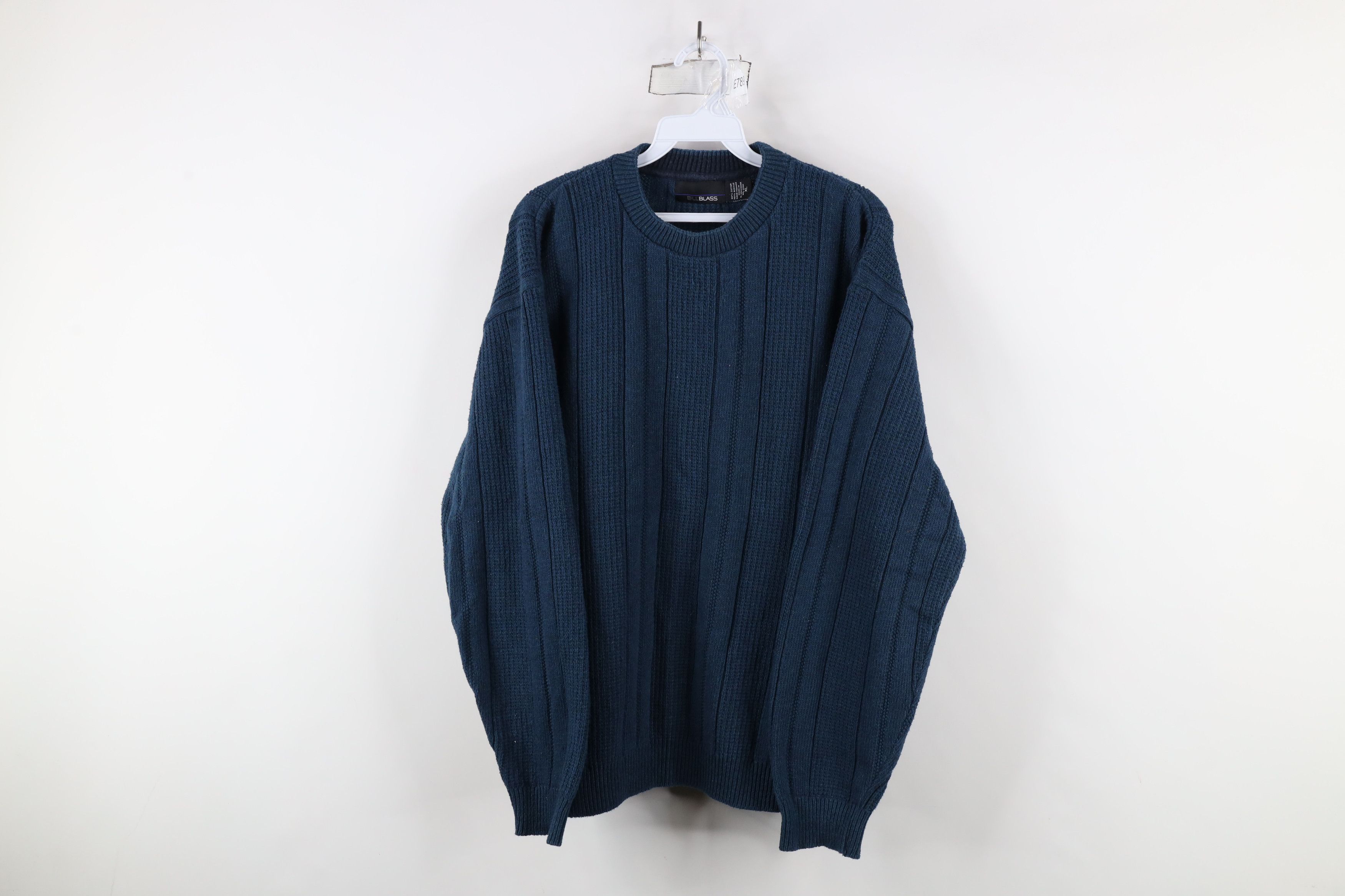 Vintage Vintage 90s Streetwear Cotton Ribbed Knit Crewneck Sweater Size US XL / EU 56 / 4 - 1 Thumbnail