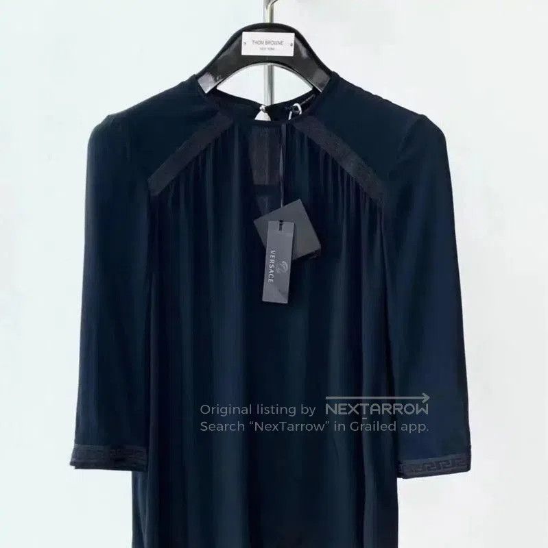 Versace Versace Black Cotton Women's Top . Size S / US 4 / IT 40 - 1 Thumbnail