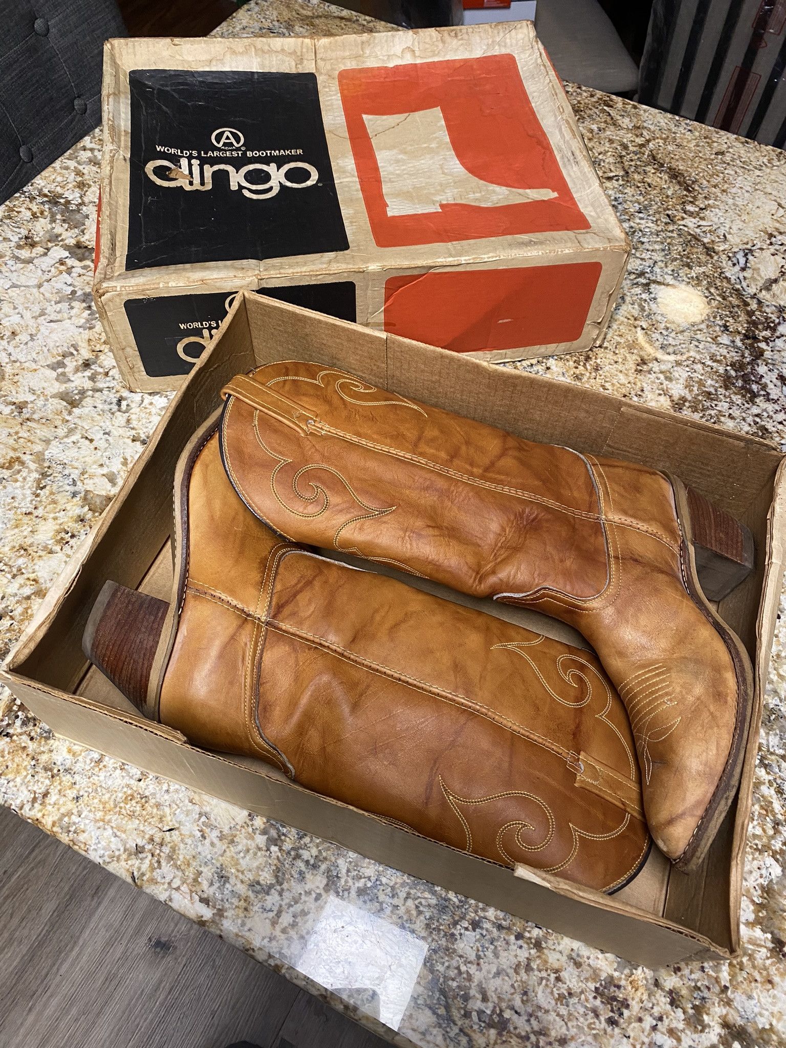Dingo1969 × Vintage Vintage Dingo Cowboy Boots | Women's 5.5 Size US 5.5 / IT 35.5 - 2 Thumbnail