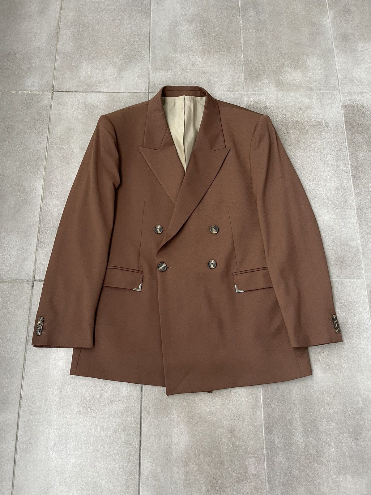 Han Kjobenhavn !DS! AW22 Han Kjobenhavn Boxy Suit Brown Suit Size 44R - 9 Thumbnail