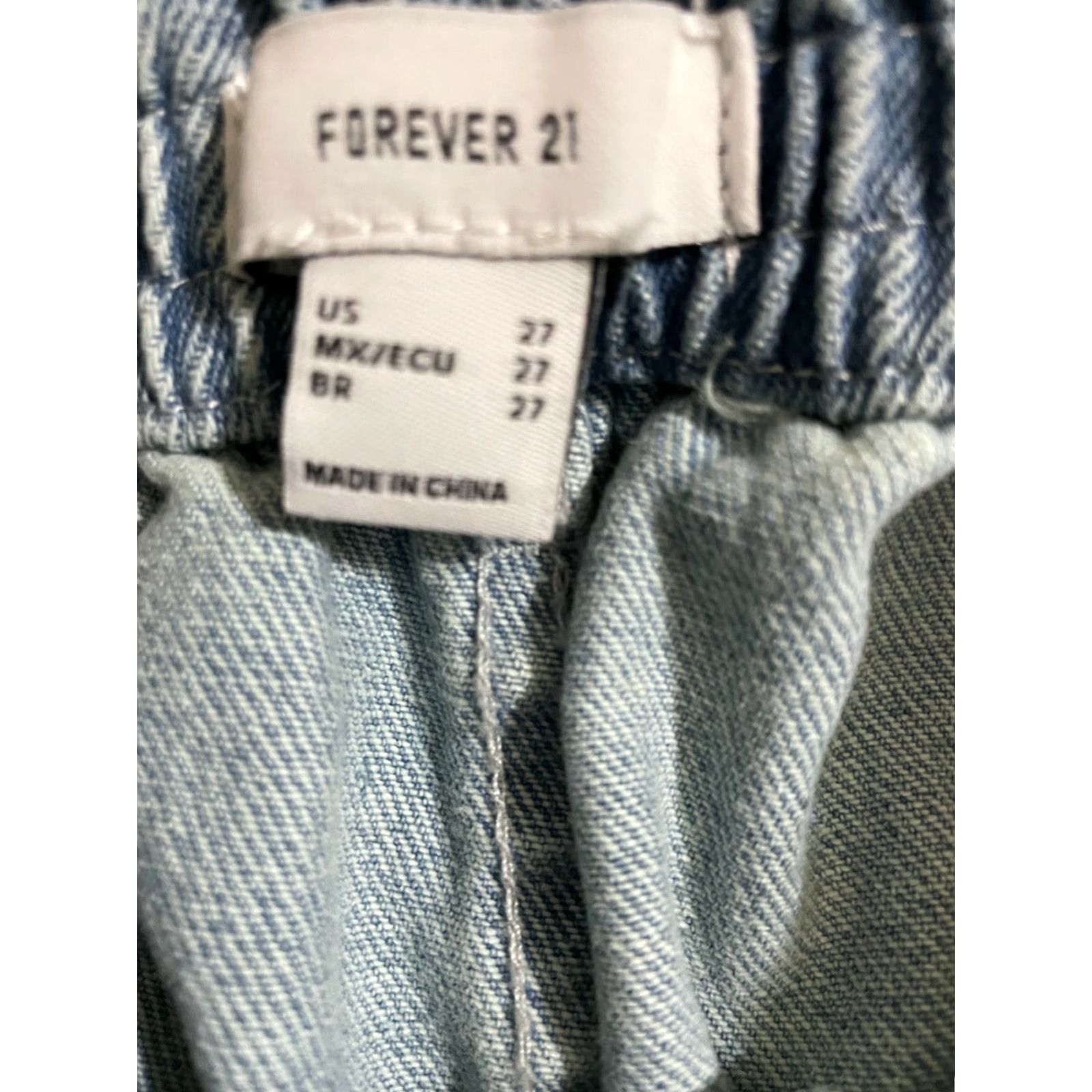 Forever 21 **Light Wash High Waist Forever 21 Denim Skinny Women's Size 27** User: Light Wash High Waist Forever 21 Denim Skinny Women's Size 27 Size 27" / US 4 / IT 40 - 4 Thumbnail
