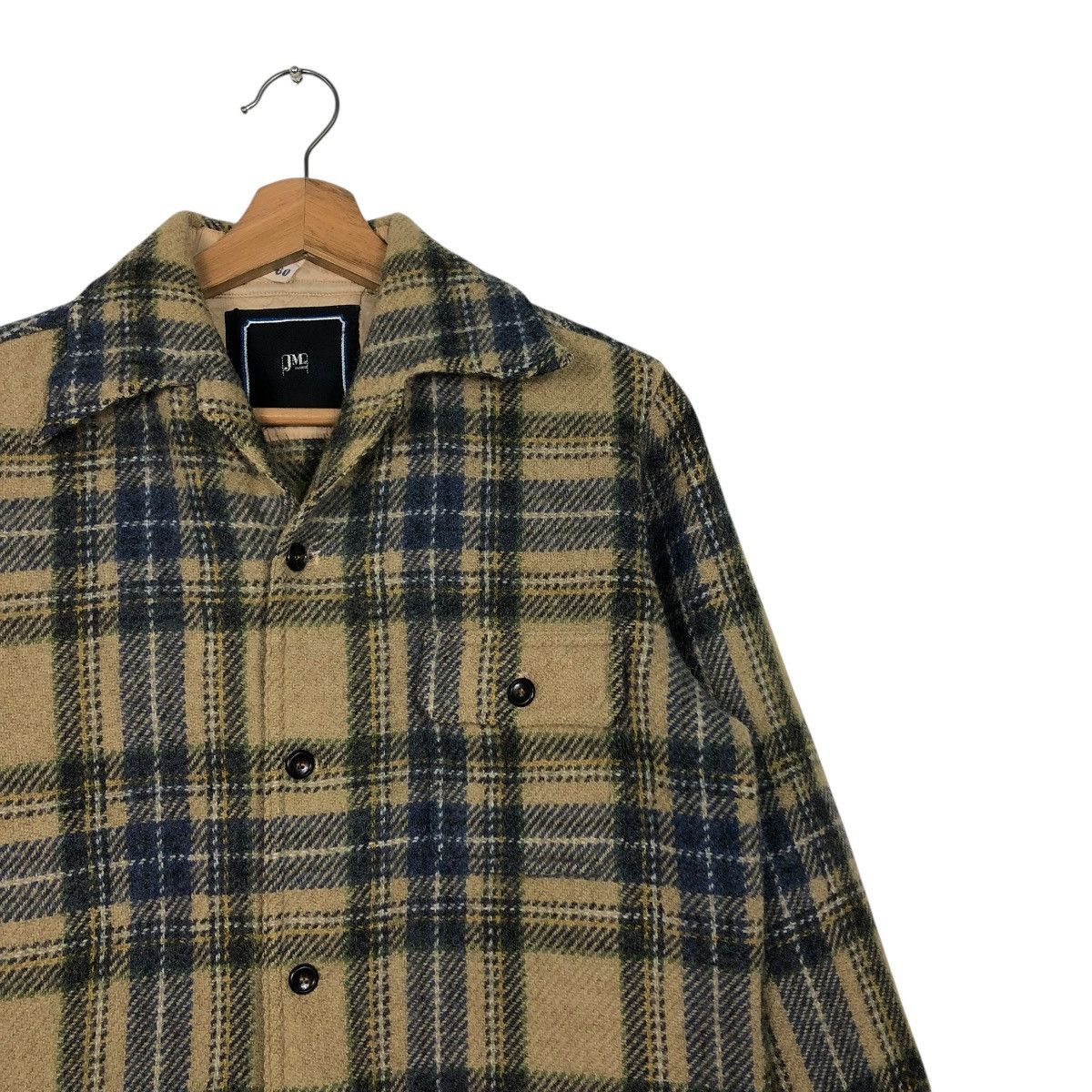 Japanese Brand 🔥VINTAGE FLANNEL SHIRT JACKET TARTAN JM ISSEY MIYAKE Size US M / EU 48-50 / 2 - 8 Thumbnail