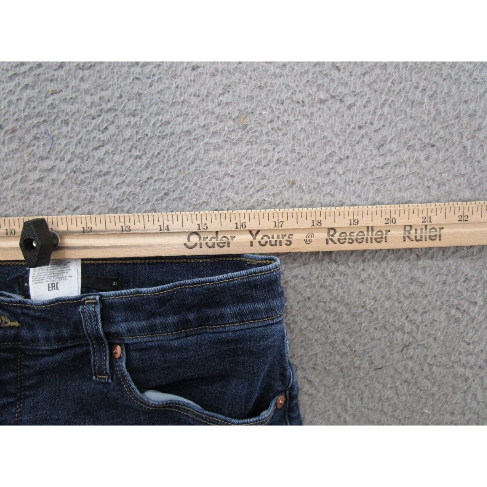 Banana Republic Banana Republic Jeans Skinny Dark Wash Denim Jeans Stretch Size 32 Women Size 24" / US 00 / IT 34 - 7 Thumbnail