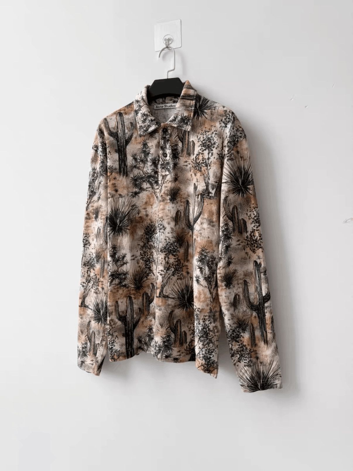Acne Studios Acne Studios Cuctus Painting Shirt Jacket mojos2200 Size US XS / EU 42 / 0 - 2 Thumbnail