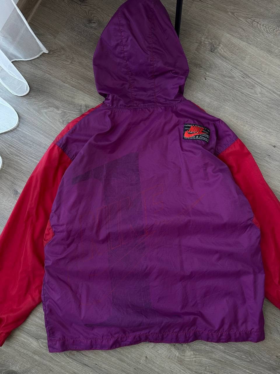 Nike × Vintage Vintage Nike Purple Sportswear Zip Jacket Size US XL / EU 56 / 4 - 11 Thumbnail