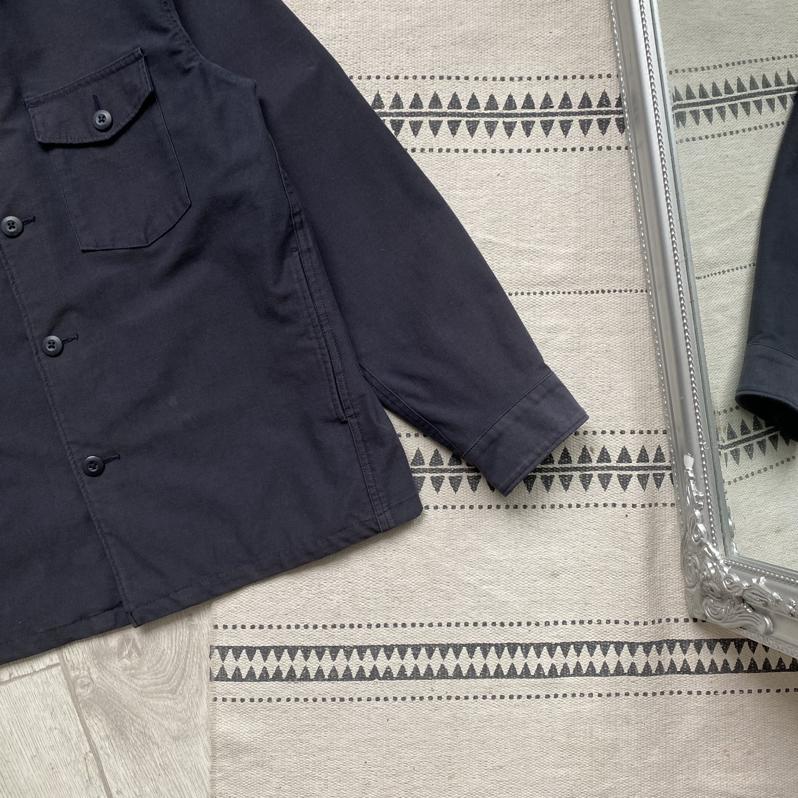 Japanese Brand Vintage Faded Uniqlo French work Style jacket overshirt Size US S / EU 44-46 / 1 - 4 Thumbnail