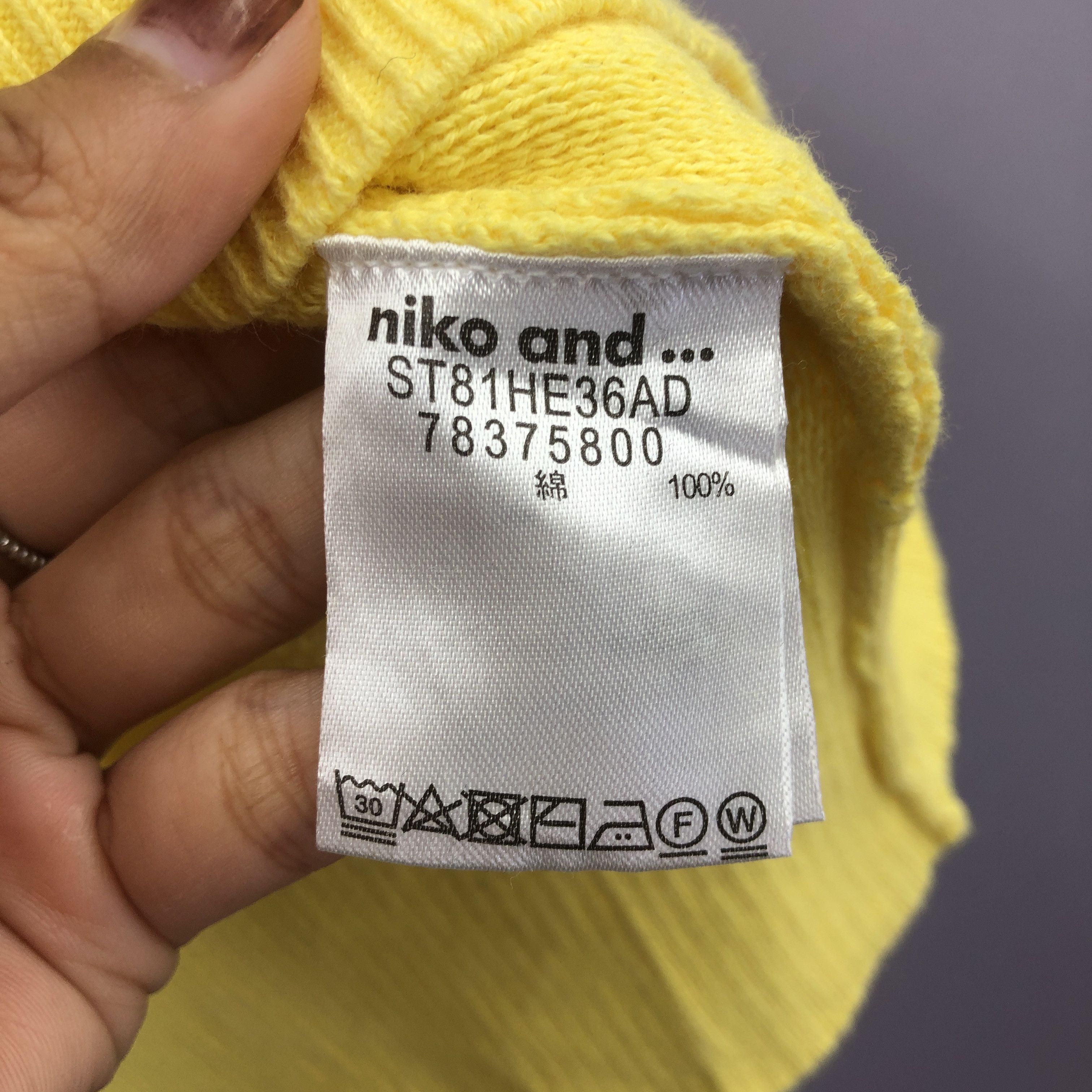 Vintage Yellow Fluorescent Knitwear Sweater Sweatshirt