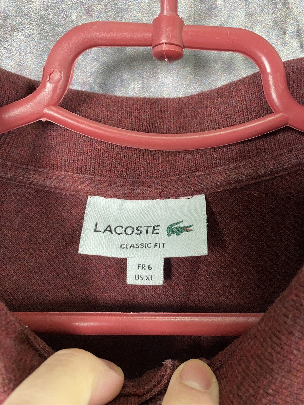 Vintage Men’s Lacoste Polo Shirt Luxury Streetwear Size XL Size US XL / EU 56 / 4 - 6 Thumbnail