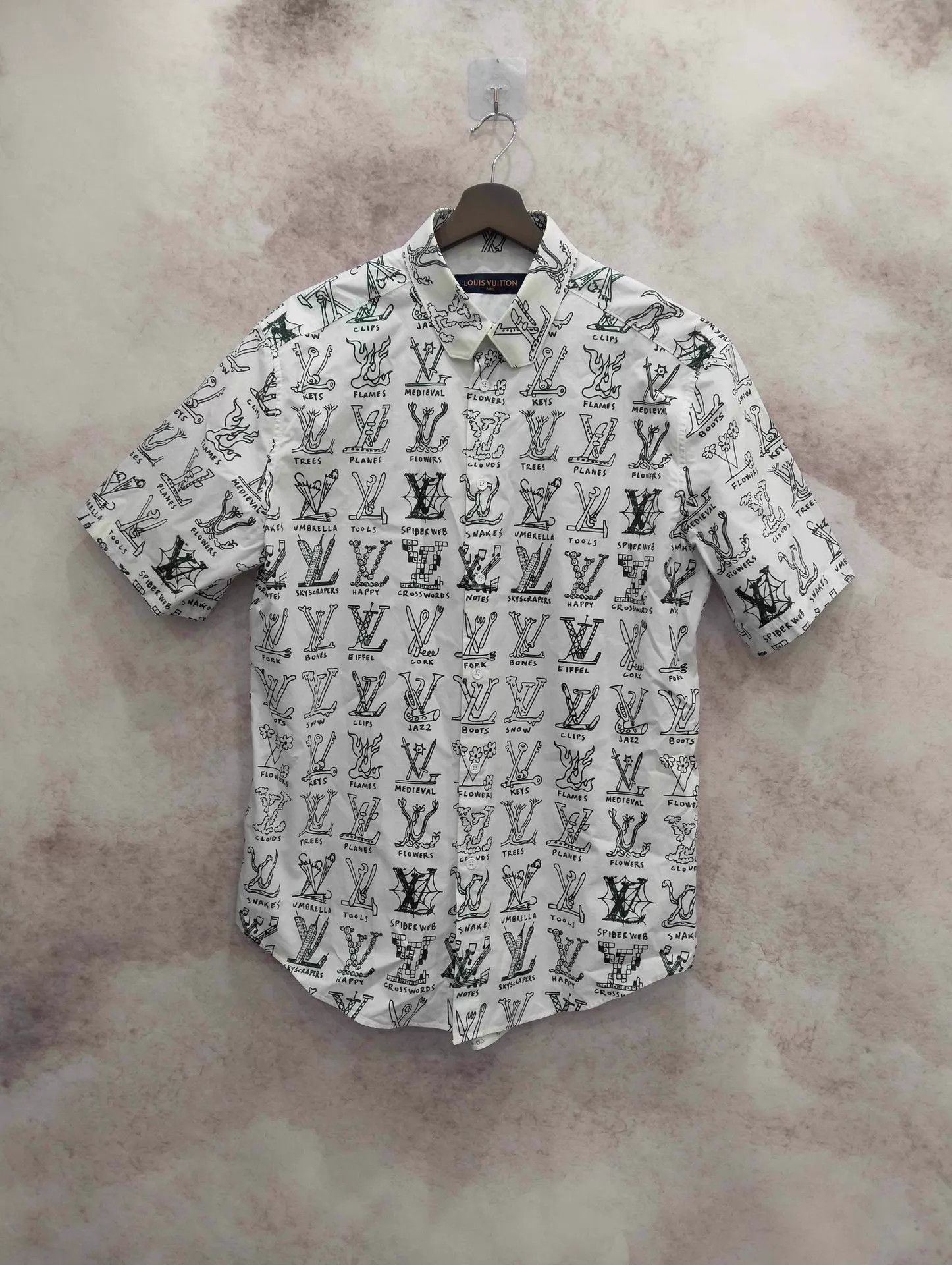 Louis Vuitton Louis Vuitton Allover Monogram Short-Sleeve Shirt XL Size US XL / EU 56 / 4 - 1 Thumbnail